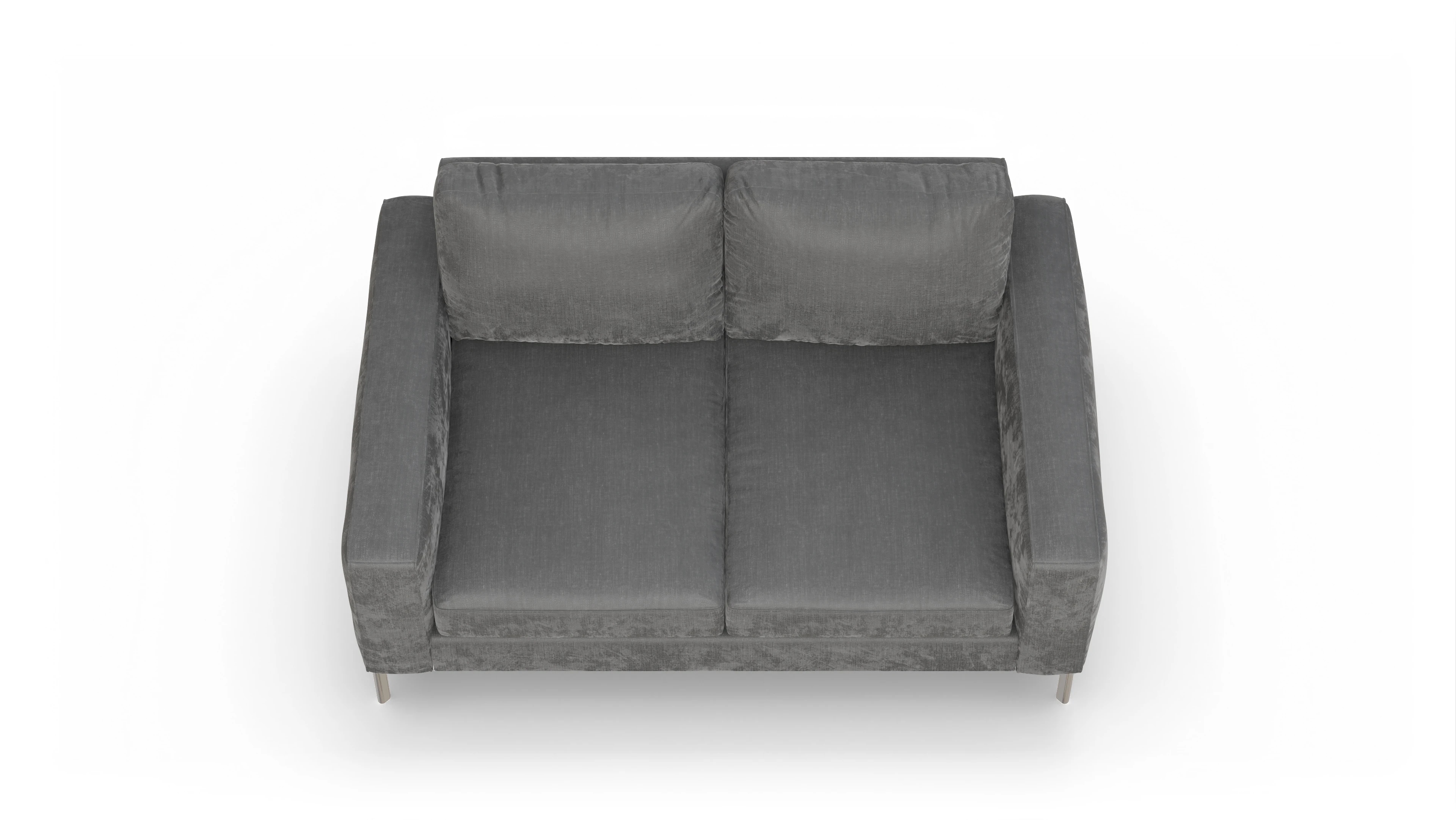 Ansicht des Produktes Pinedo 2-Sitzer in Stoff grau