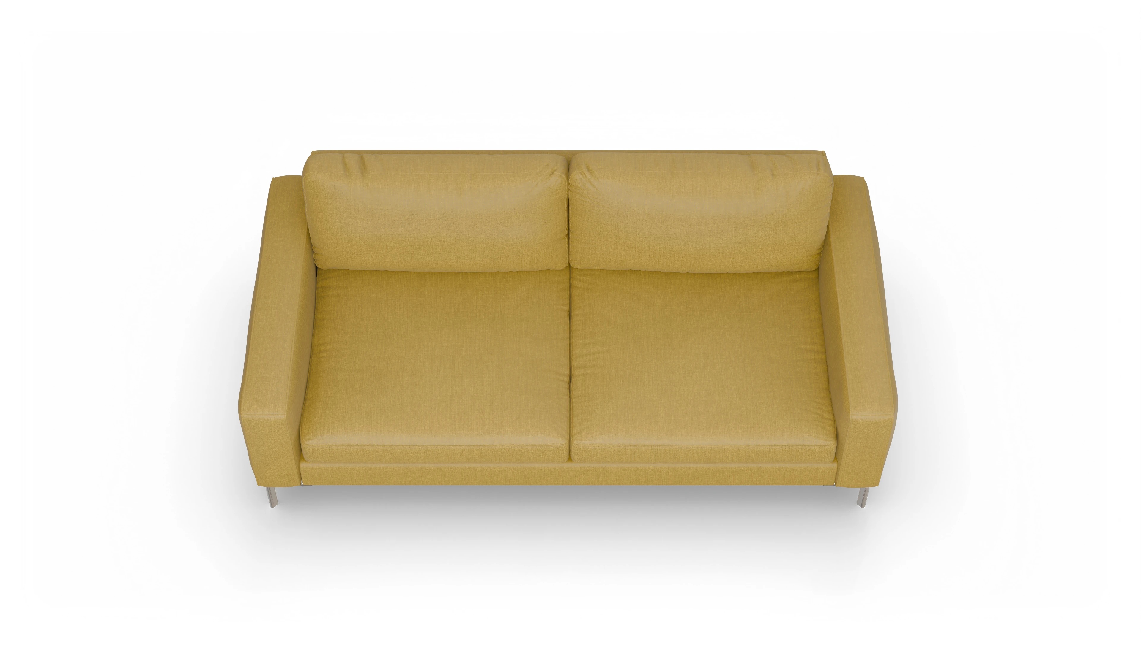 Ansicht des Produktes Pinedo 3,5-Sitzer in Stoff gelb