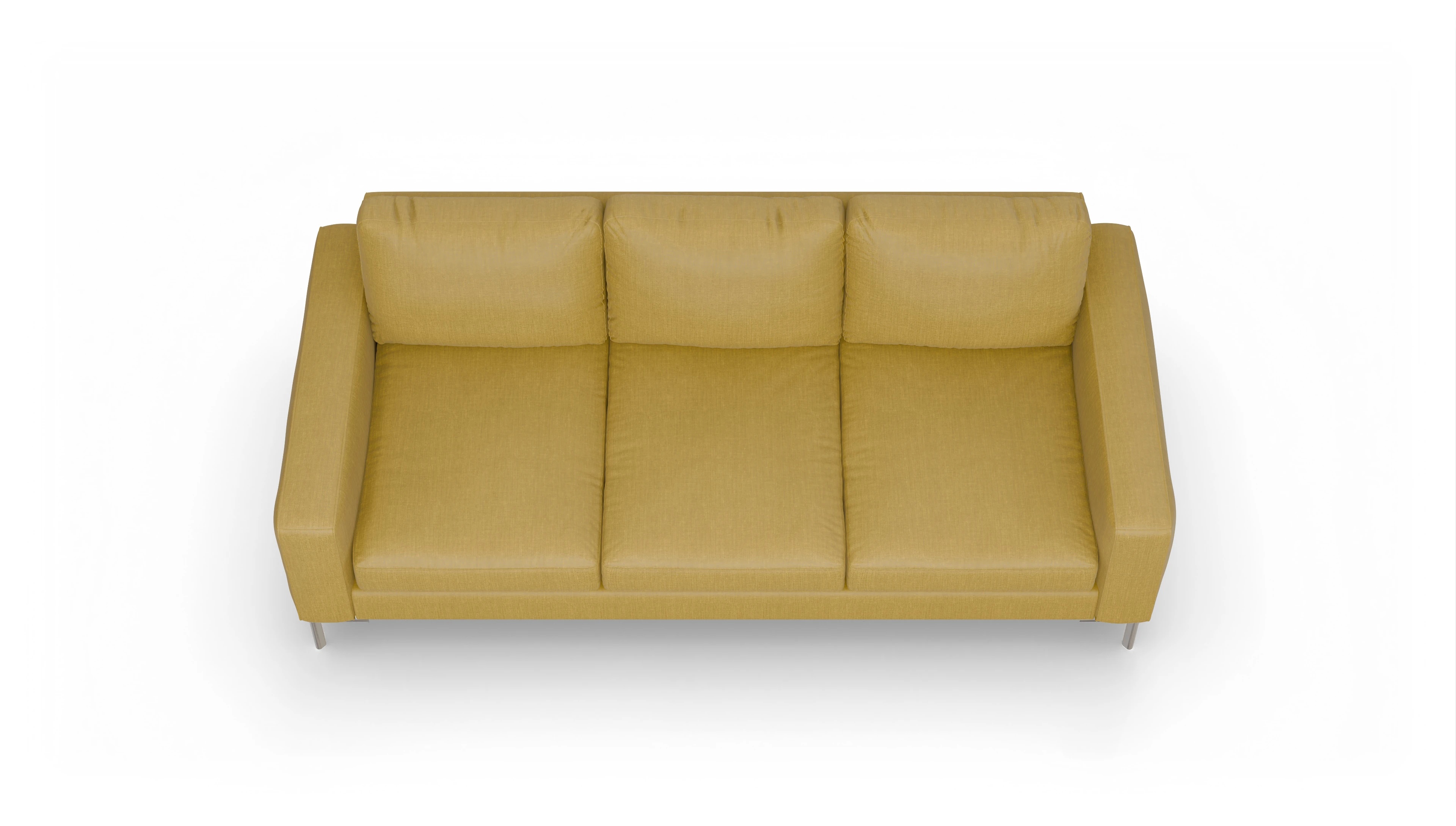 Ansicht des Produktes Pinedo 4-Sitzer in Stoff gelb