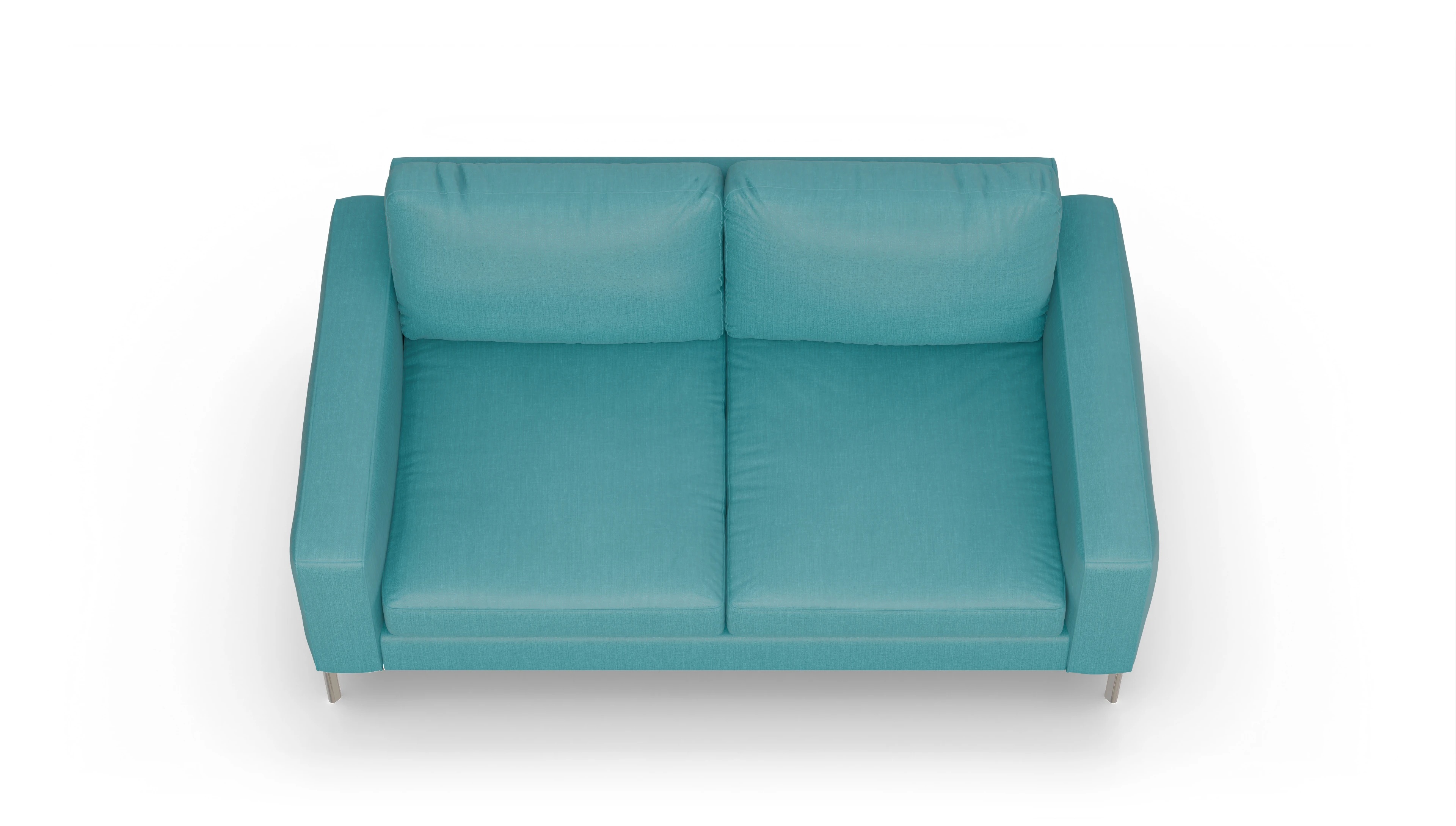 Ansicht des Produktes Pinedo 2,5-Sitzer in Stoff blau