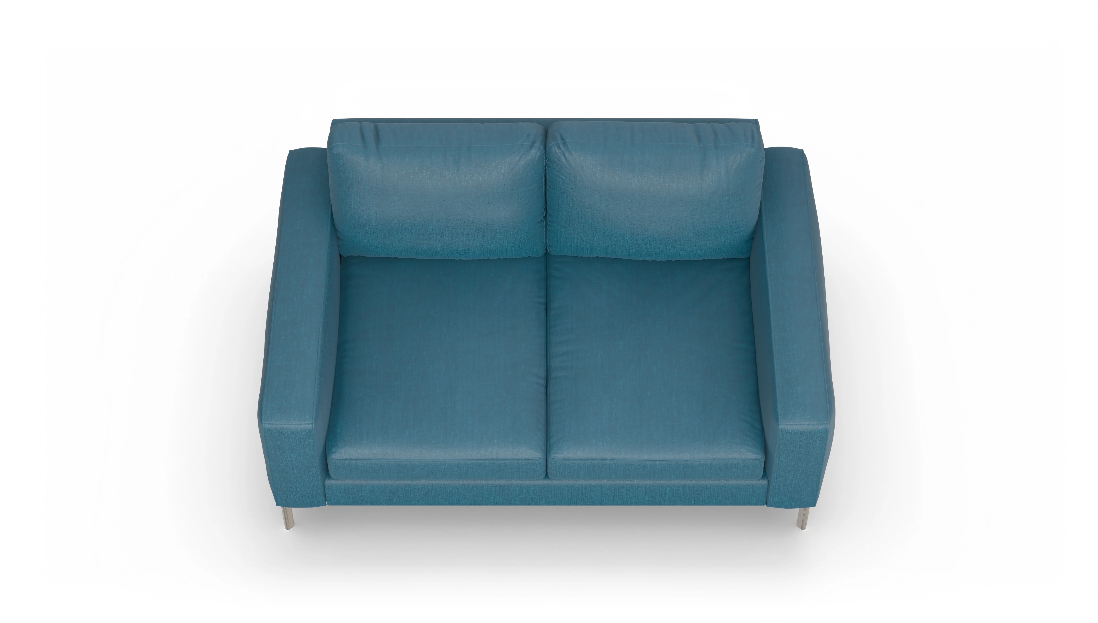 Ansicht des Produktes Pinedo 2-Sitzer in Stoff blau