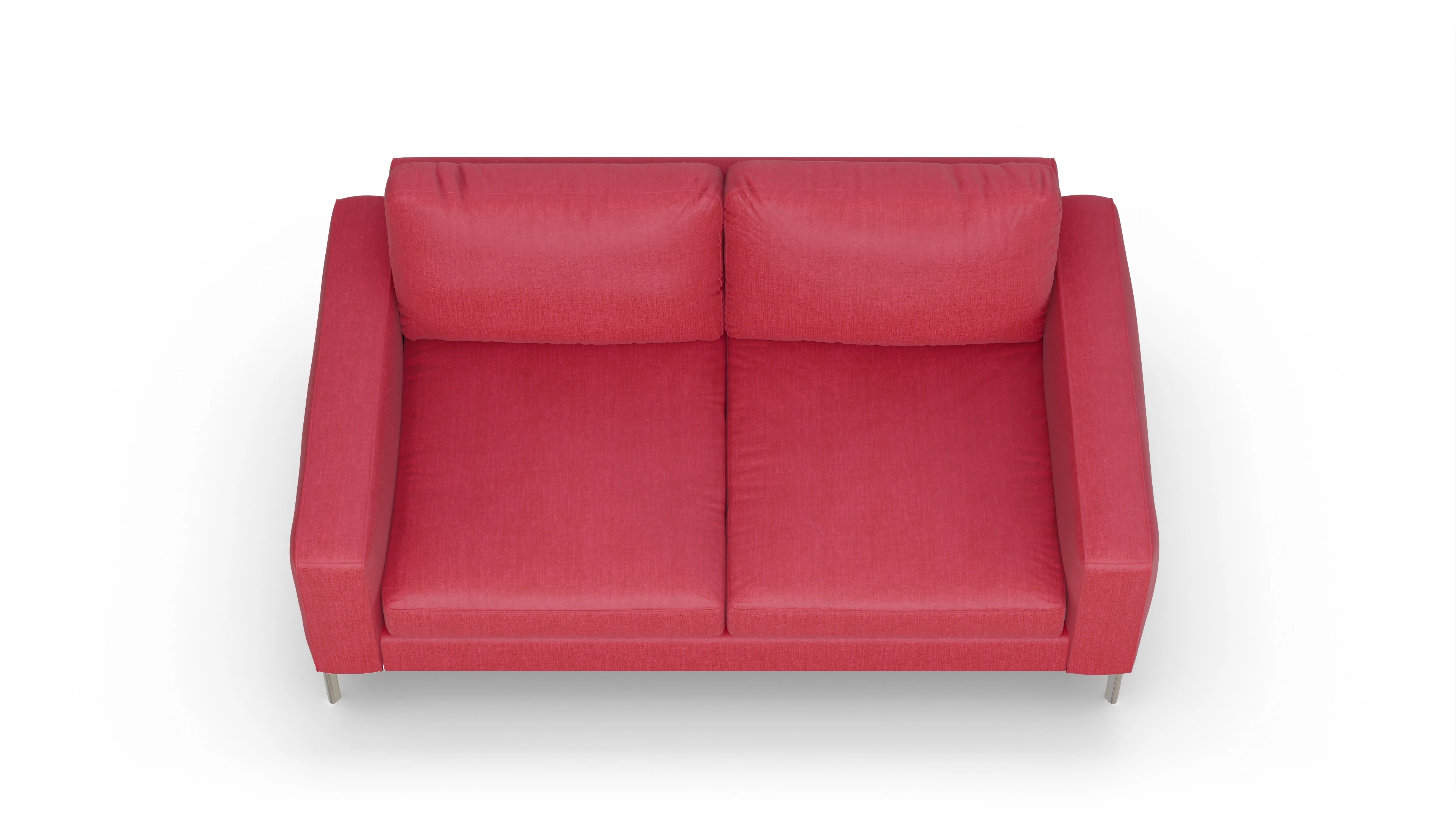 Ansicht des Produktes Pinedo 2,5-Sitzer in Stoff rot