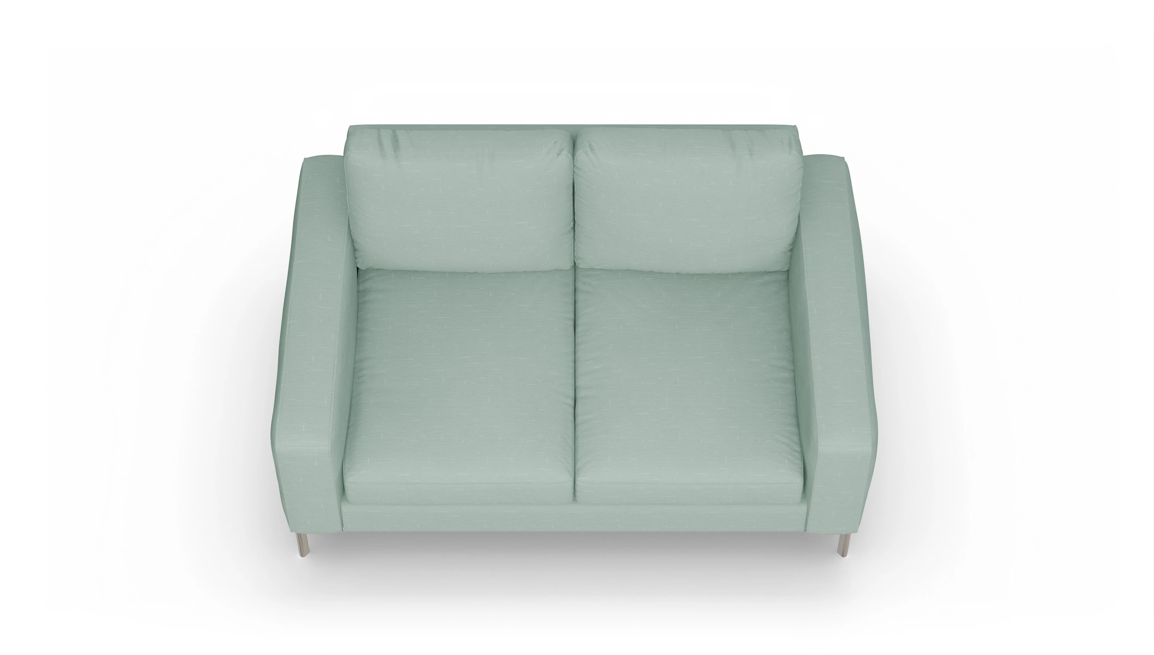 Pinedo Stoffsofa Ansicht des Produktes Pinedo 2-Sitzer in Stoff grün