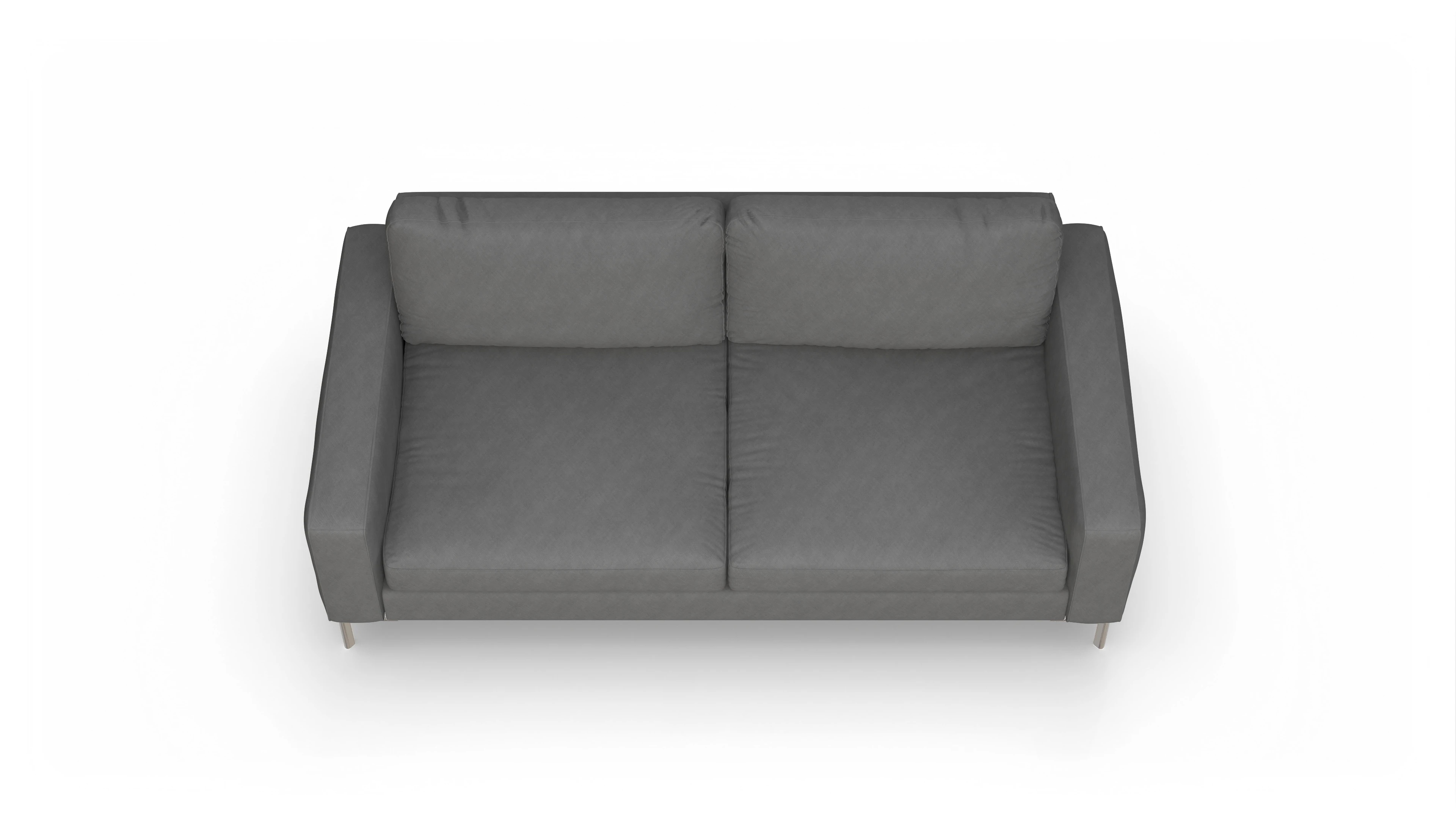Pinedo Stoffsofa Ansicht des Produktes Pinedo 3,5-Sitzer in Stoff grau