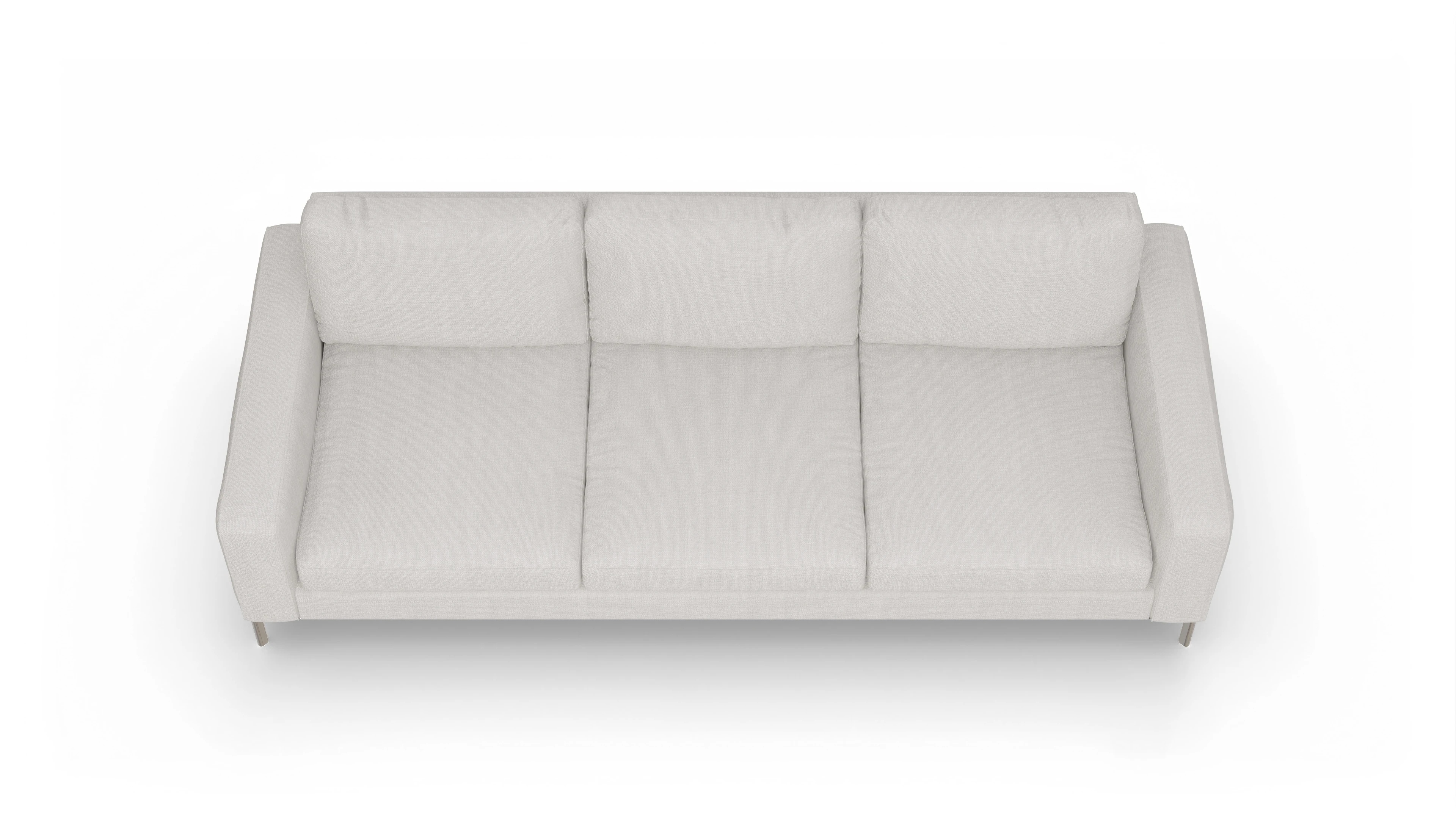 Ansicht des Produktes Pinedo 4,5-Sitzer in Stoff weiß