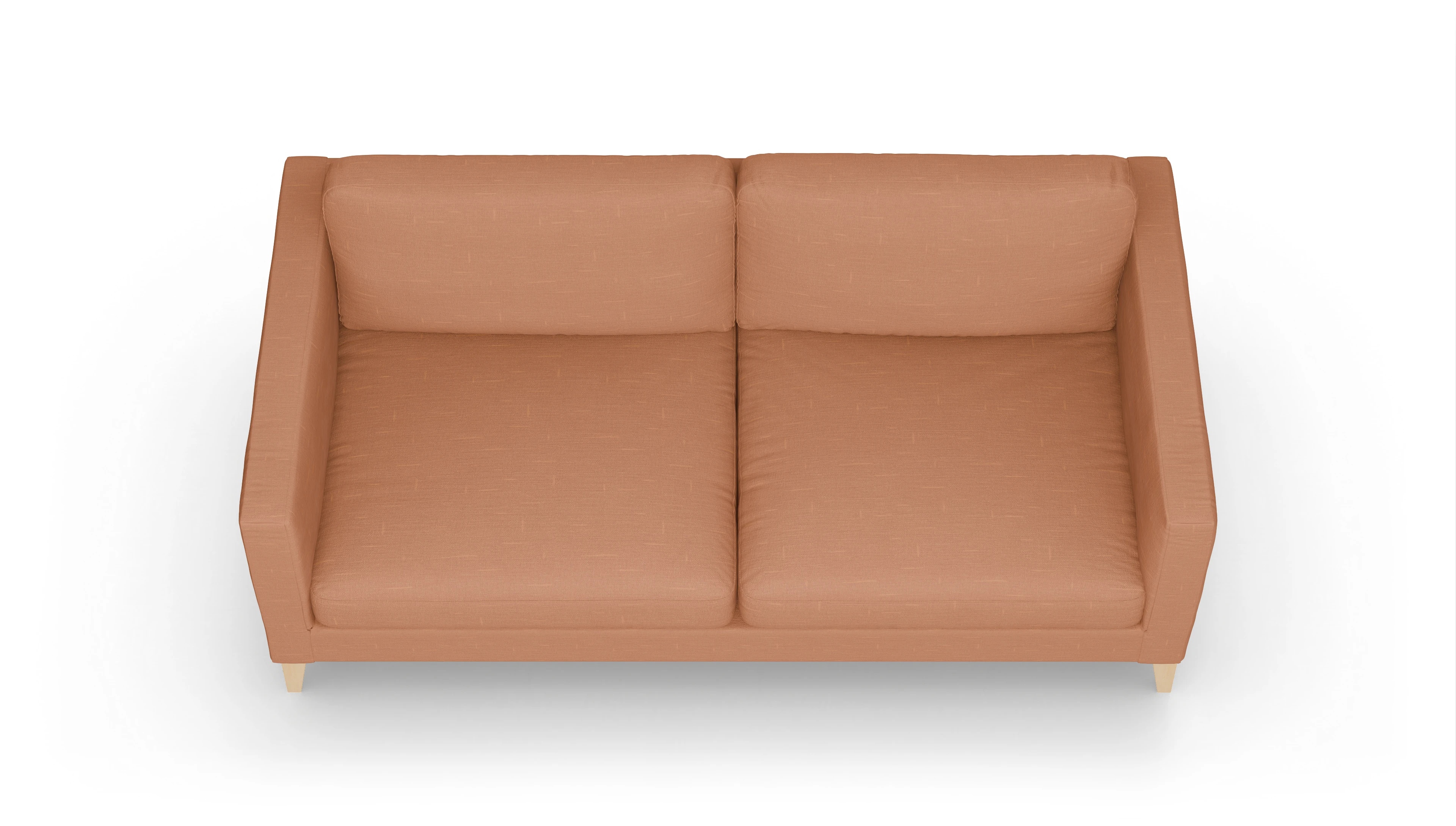 Ansicht des Produktes Montes 3,5-Sitzer in Stoff orange