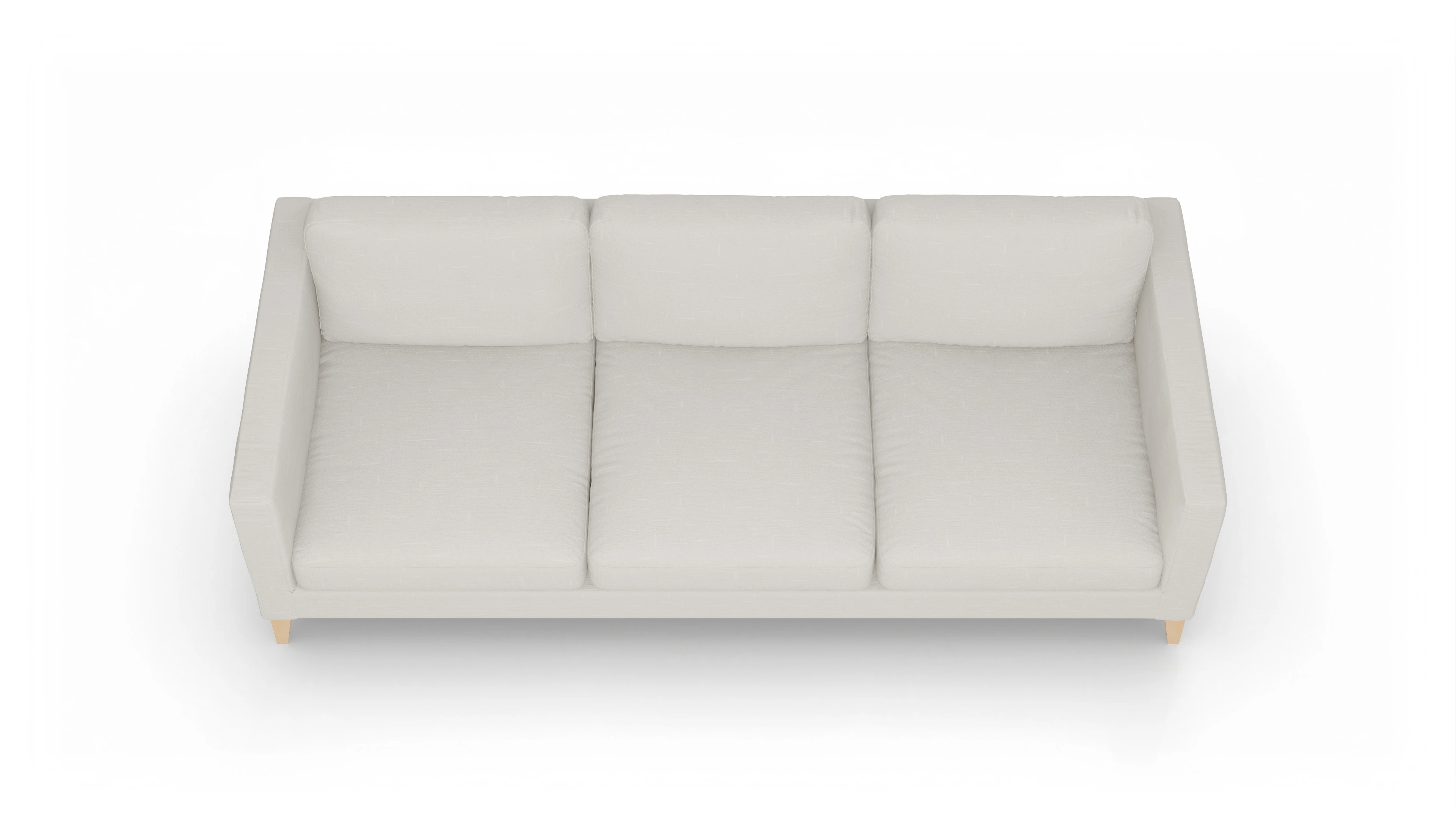 Montes Stoffsofa Ansicht des Produktes Montes 4,5-Sitzer in Stoff weiß