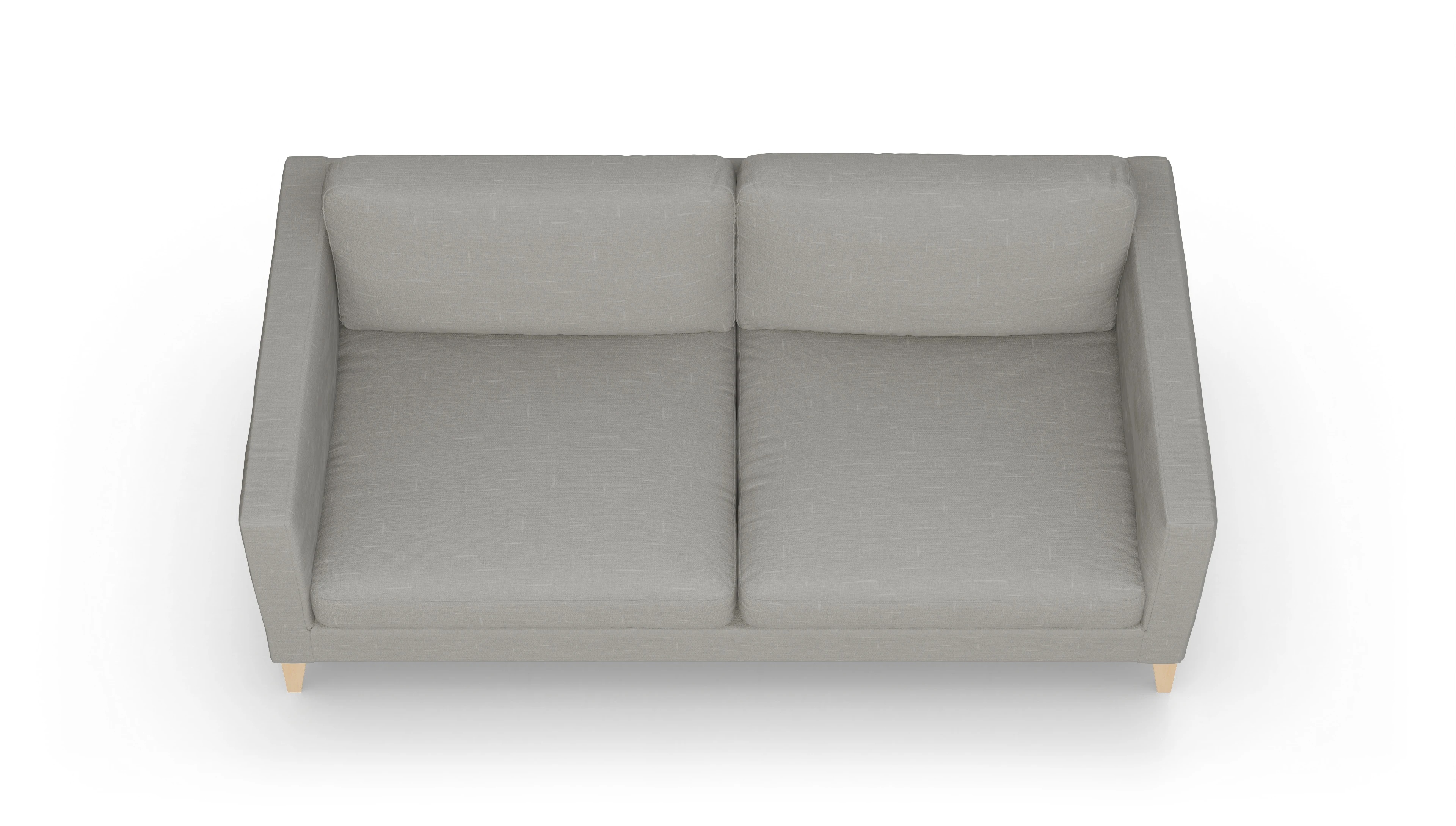 Montes Stoffsofa Ansicht des Produktes Montes 3,5-Sitzer in Stoff grau