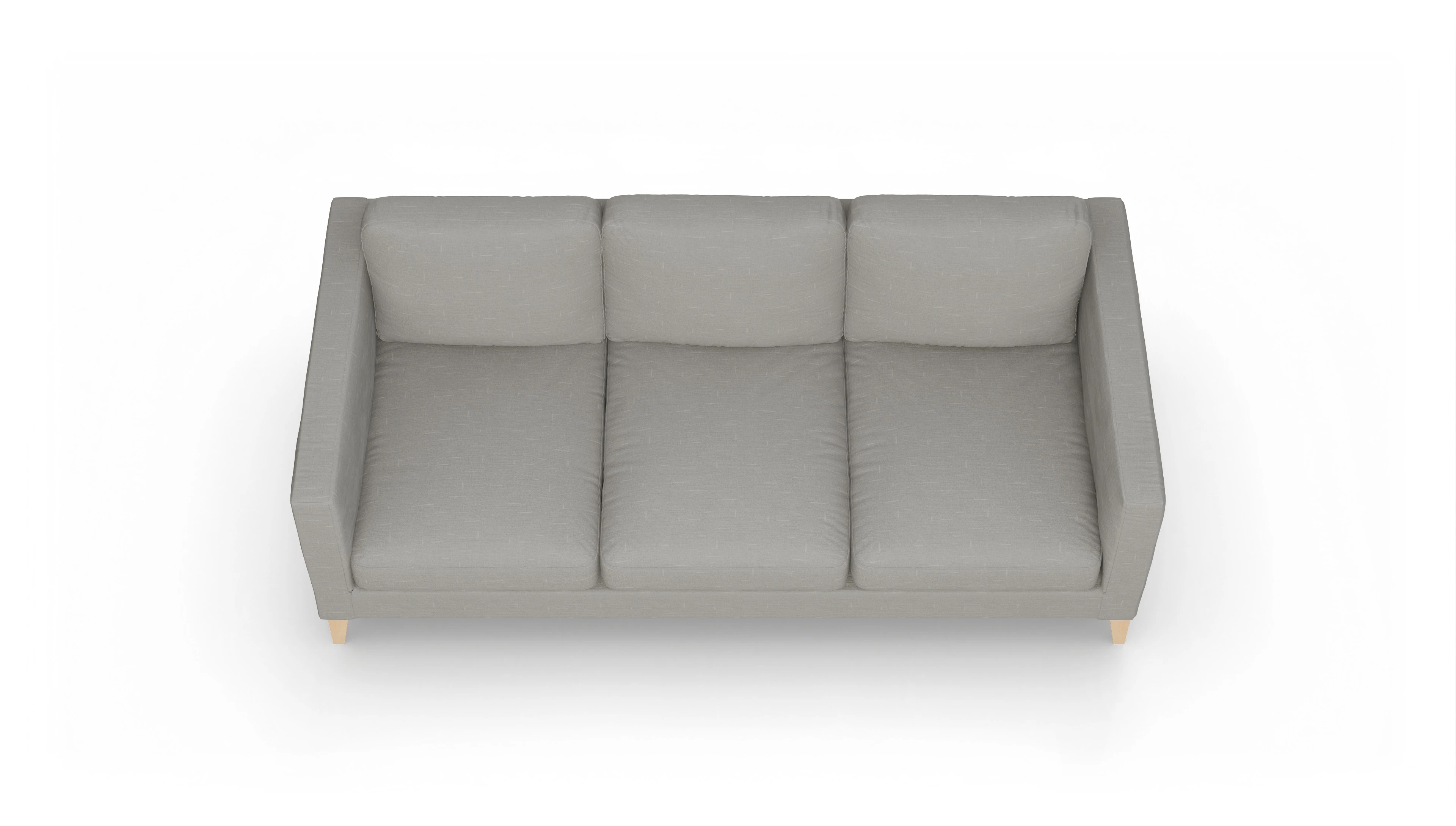 Montes Stoffsofa Ansicht des Produktes Montes 4-Sitzer in Stoff grau