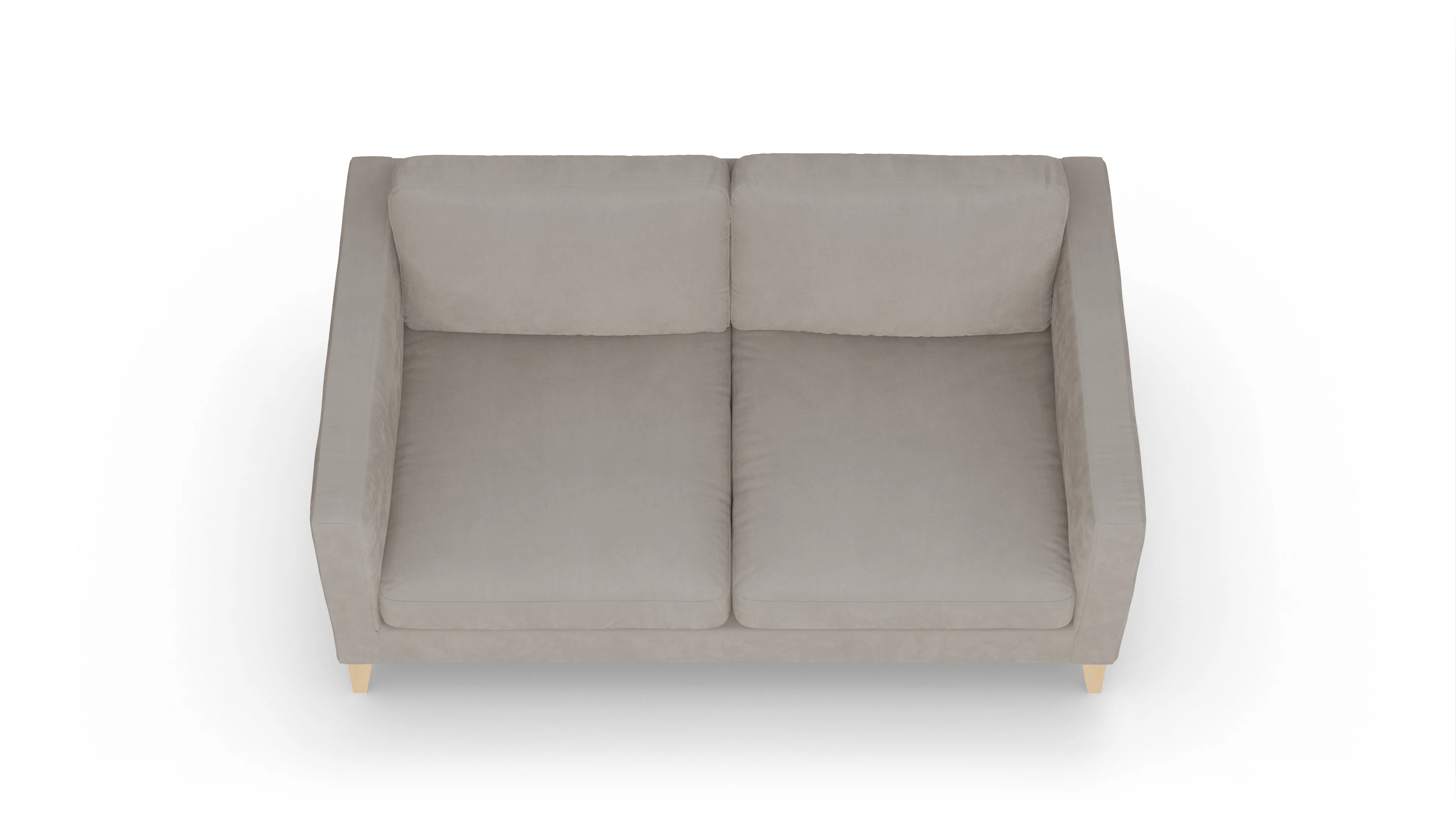 Montes Stoffsofa Ansicht des Produktes Montes 2,5-Sitzer in Samt braun