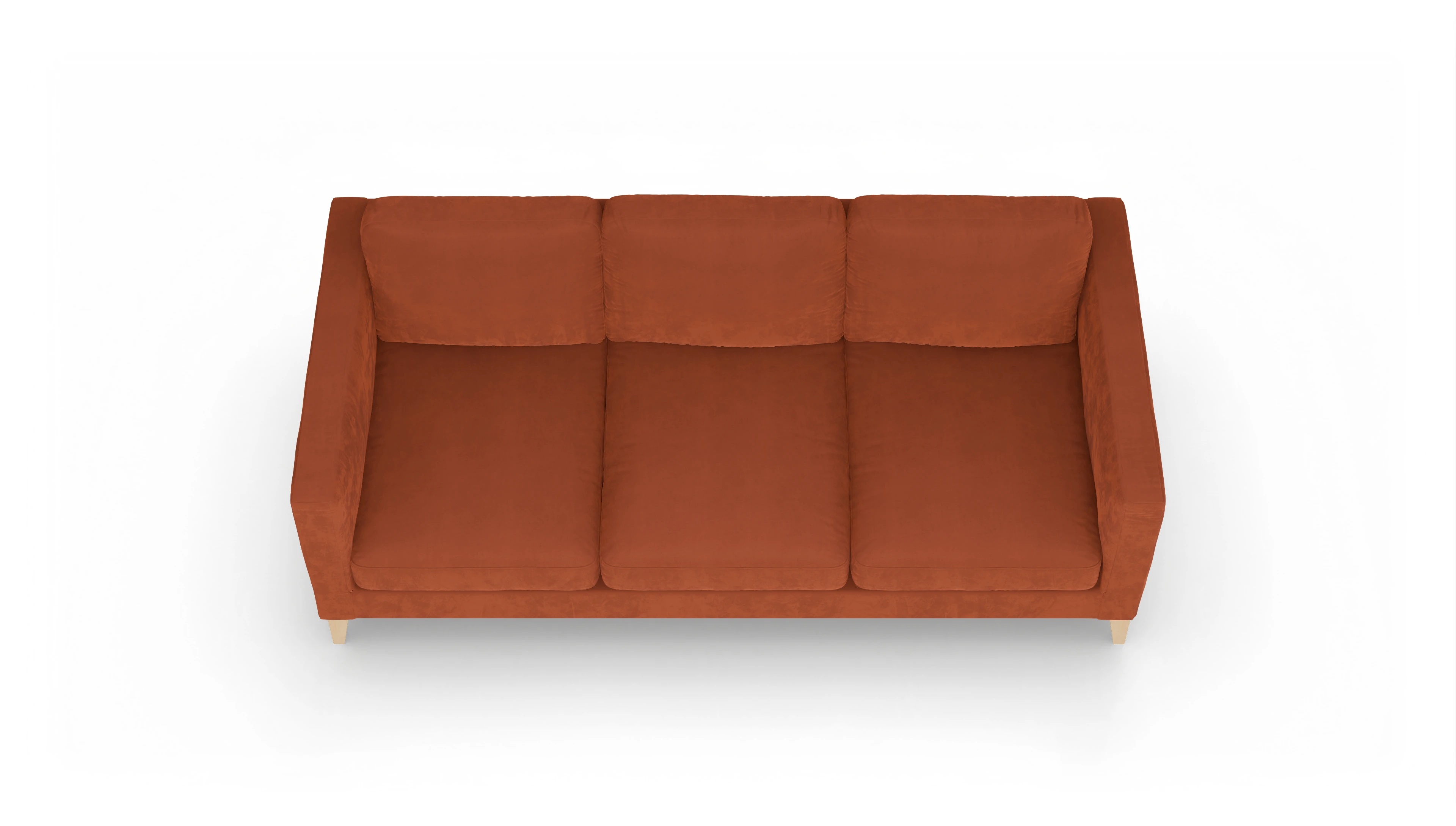 Ansicht des Produktes Montes 4-Sitzer in Samt orange