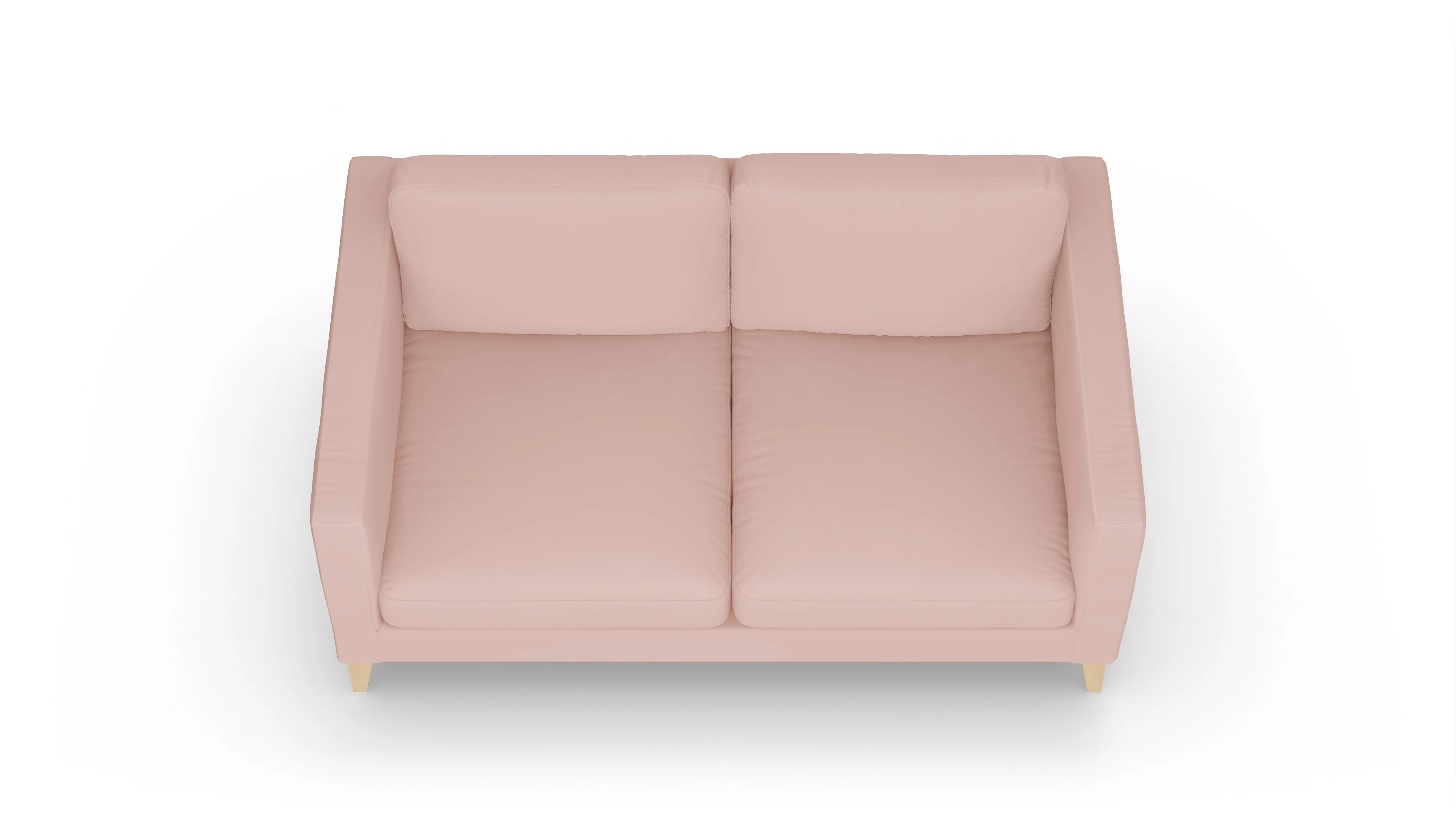 Montes Stoffsofa Ansicht des Produktes Montes 2,5-Sitzer in Samt rot