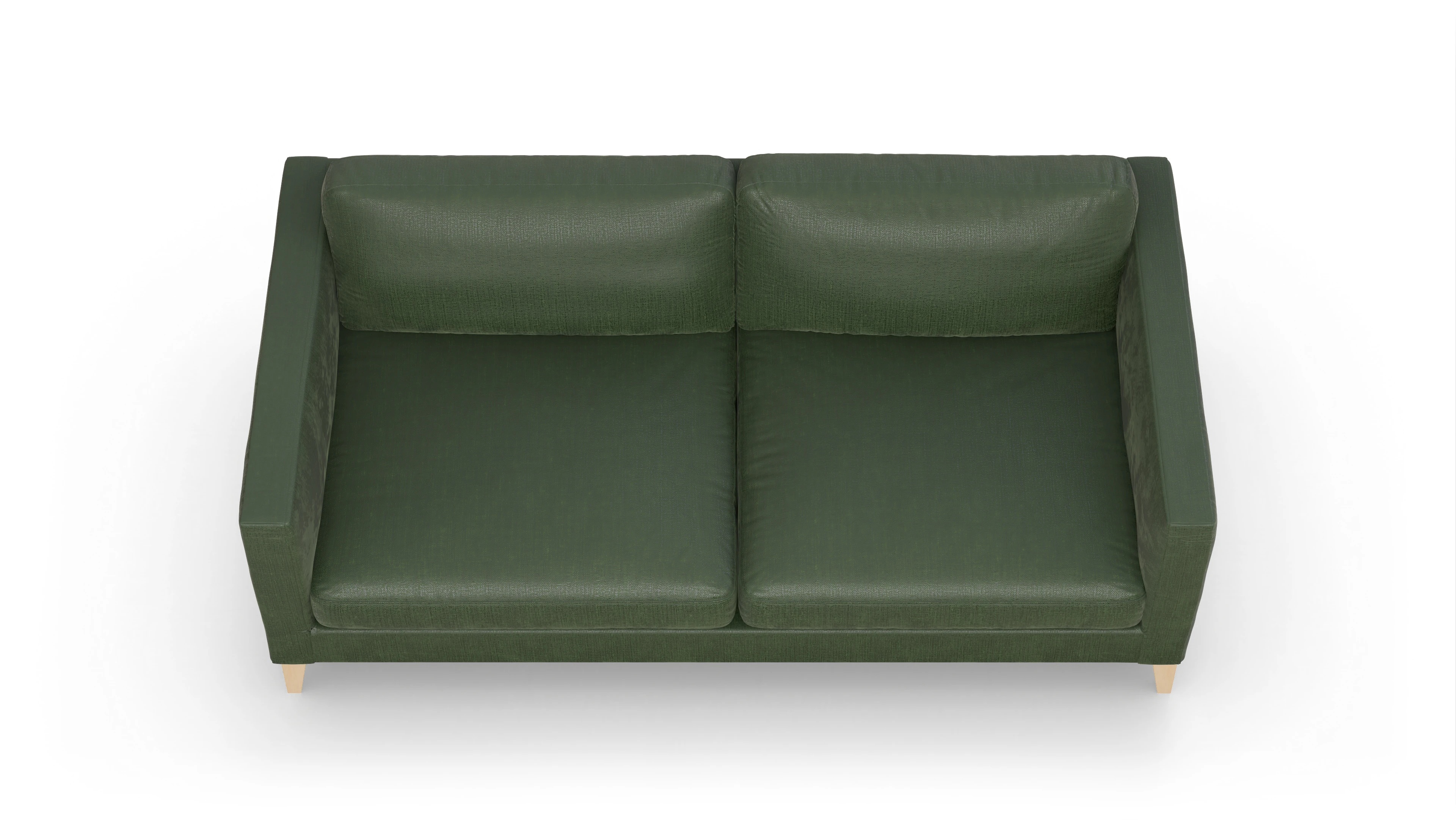 Montes Stoffsofa Ansicht des Produktes Montes 3,5-Sitzer in Stoff grün