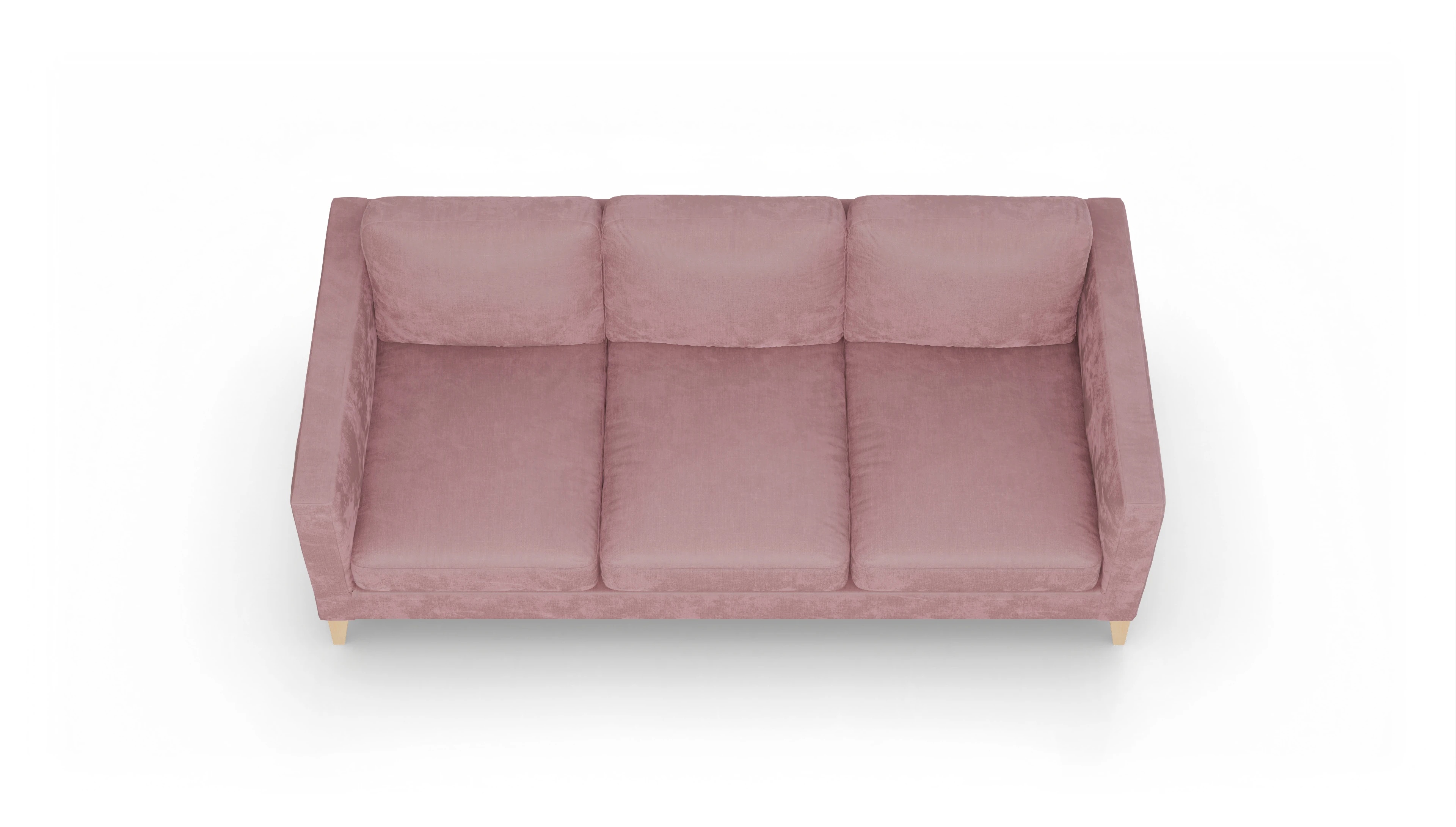 Montes Stoffsofa Ansicht des Produktes Montes 4-Sitzer in Stoff rot