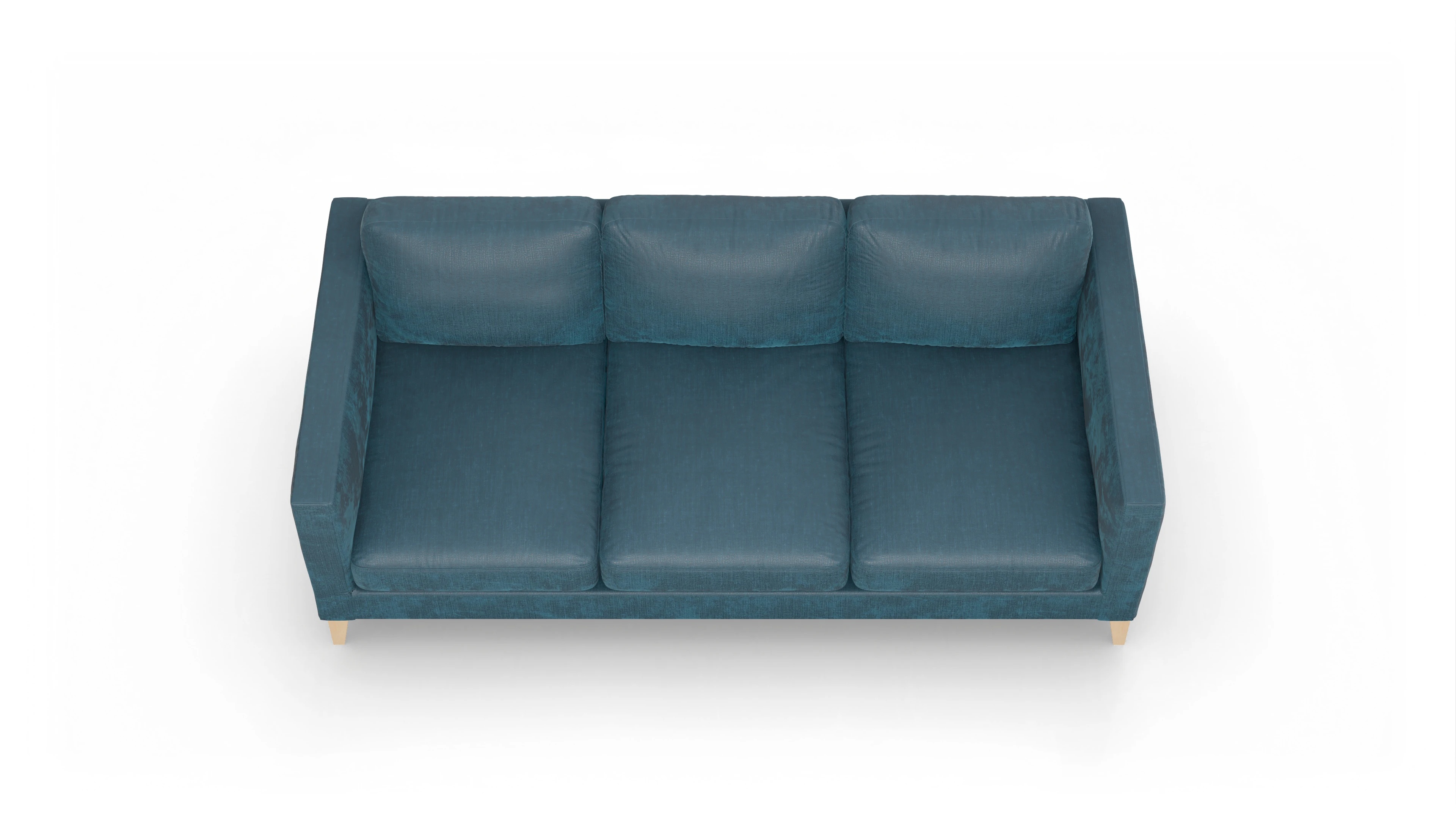 Montes Stoffsofa Ansicht des Produktes Montes 4-Sitzer in Stoff blau