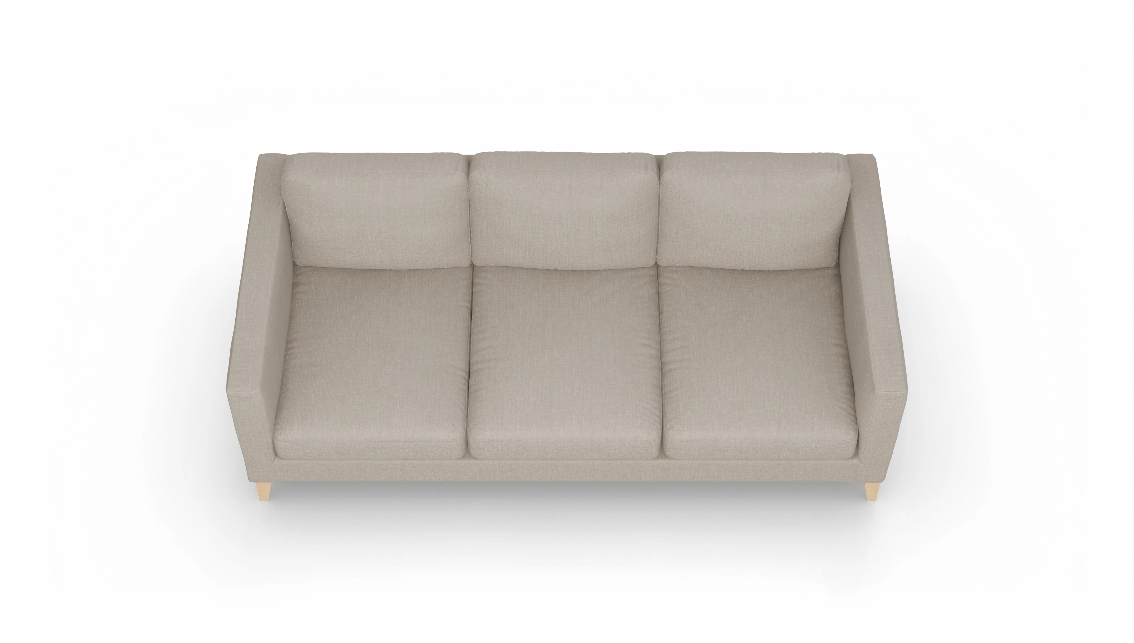 Montes Stoffsofa Ansicht des Produktes Montes 4-Sitzer in Stoff braun