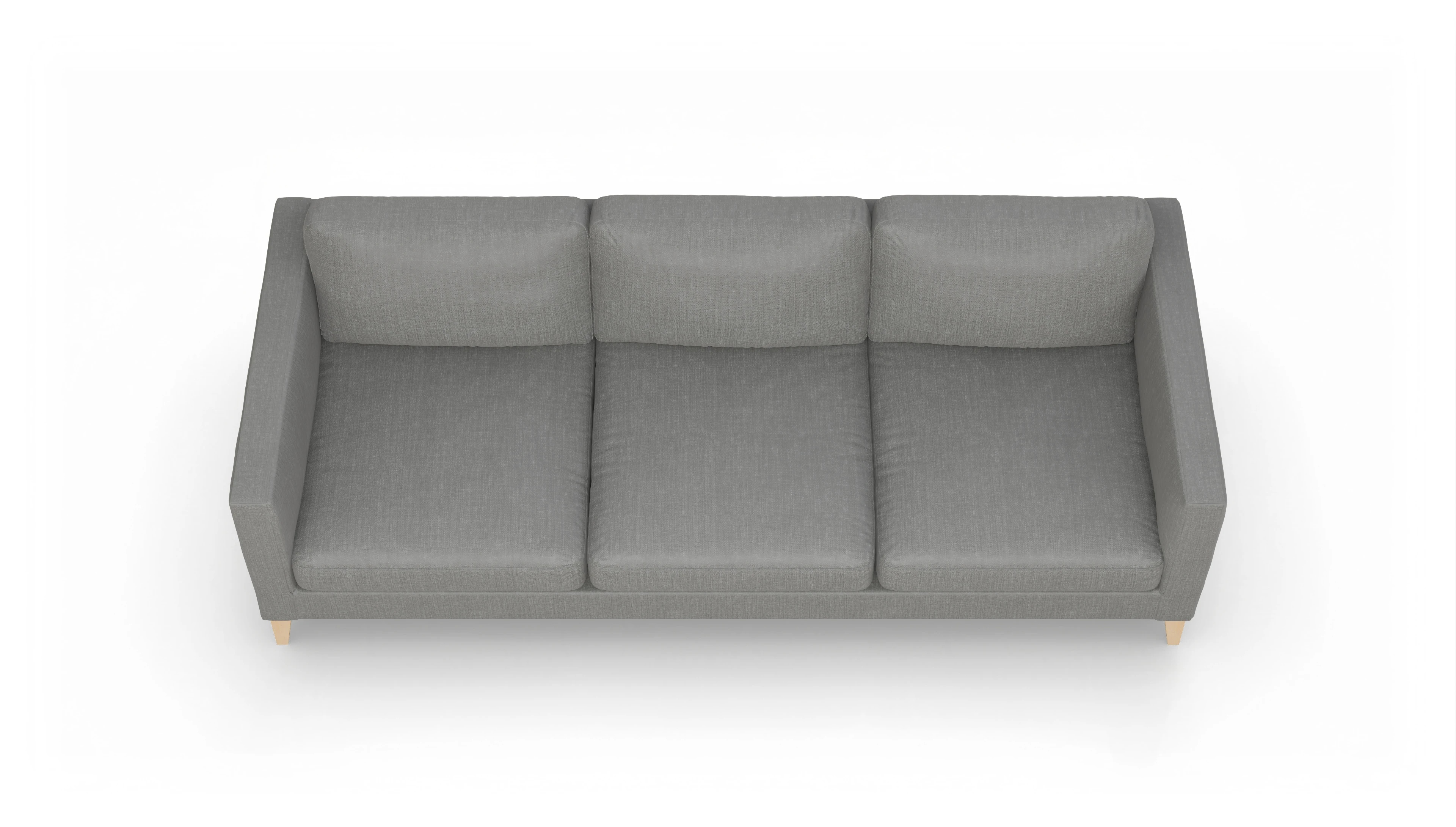 Montes Stoffsofa Ansicht des Produktes Montes 4,5-Sitzer in Stoff grau