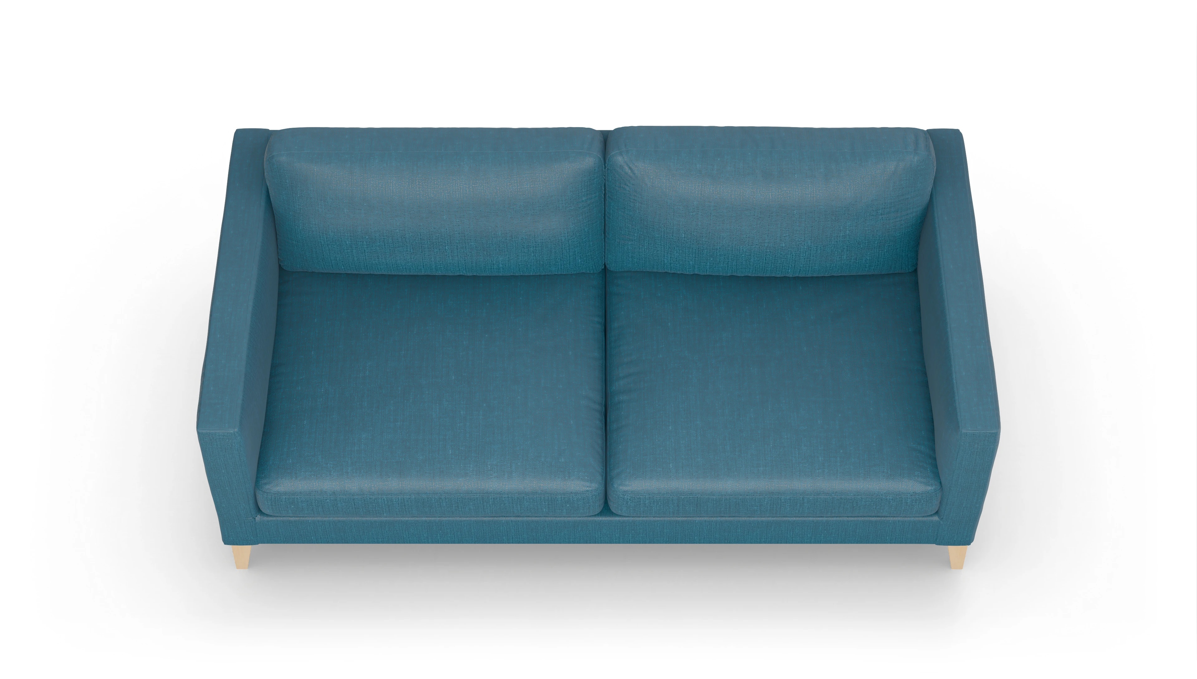 Ansicht des Produktes Montes 3,5-Sitzer in Stoff blau