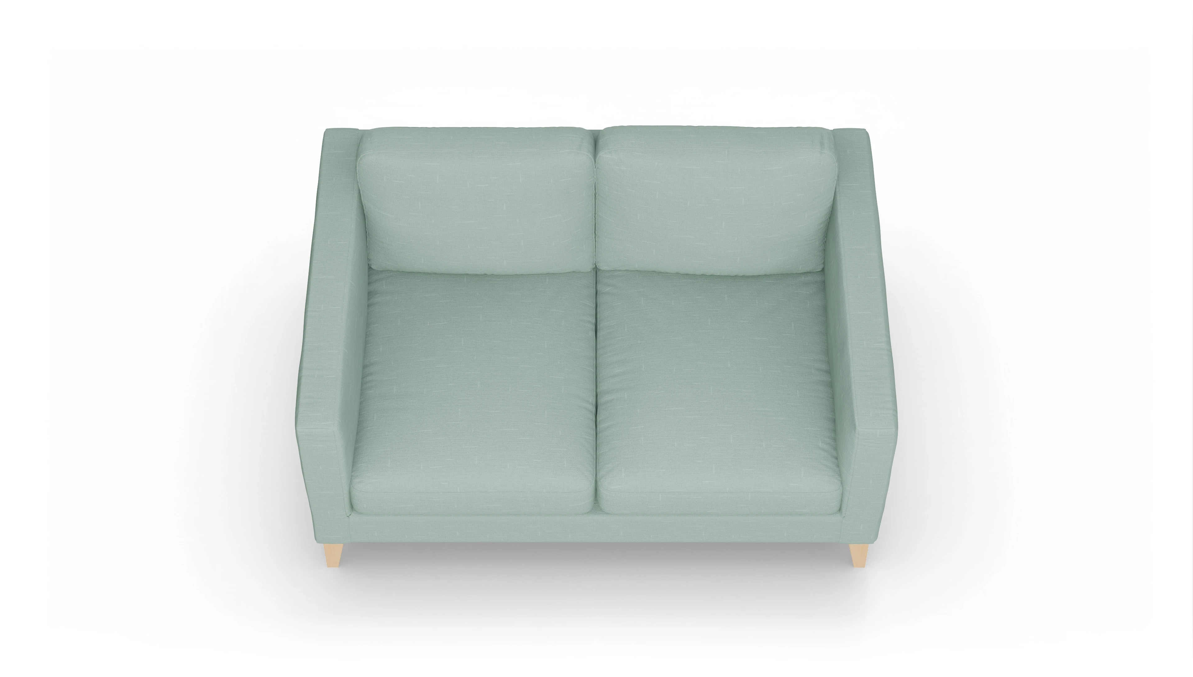 Montes Stoffsofa Ansicht des Produktes Montes 2-Sitzer in Stoff grün