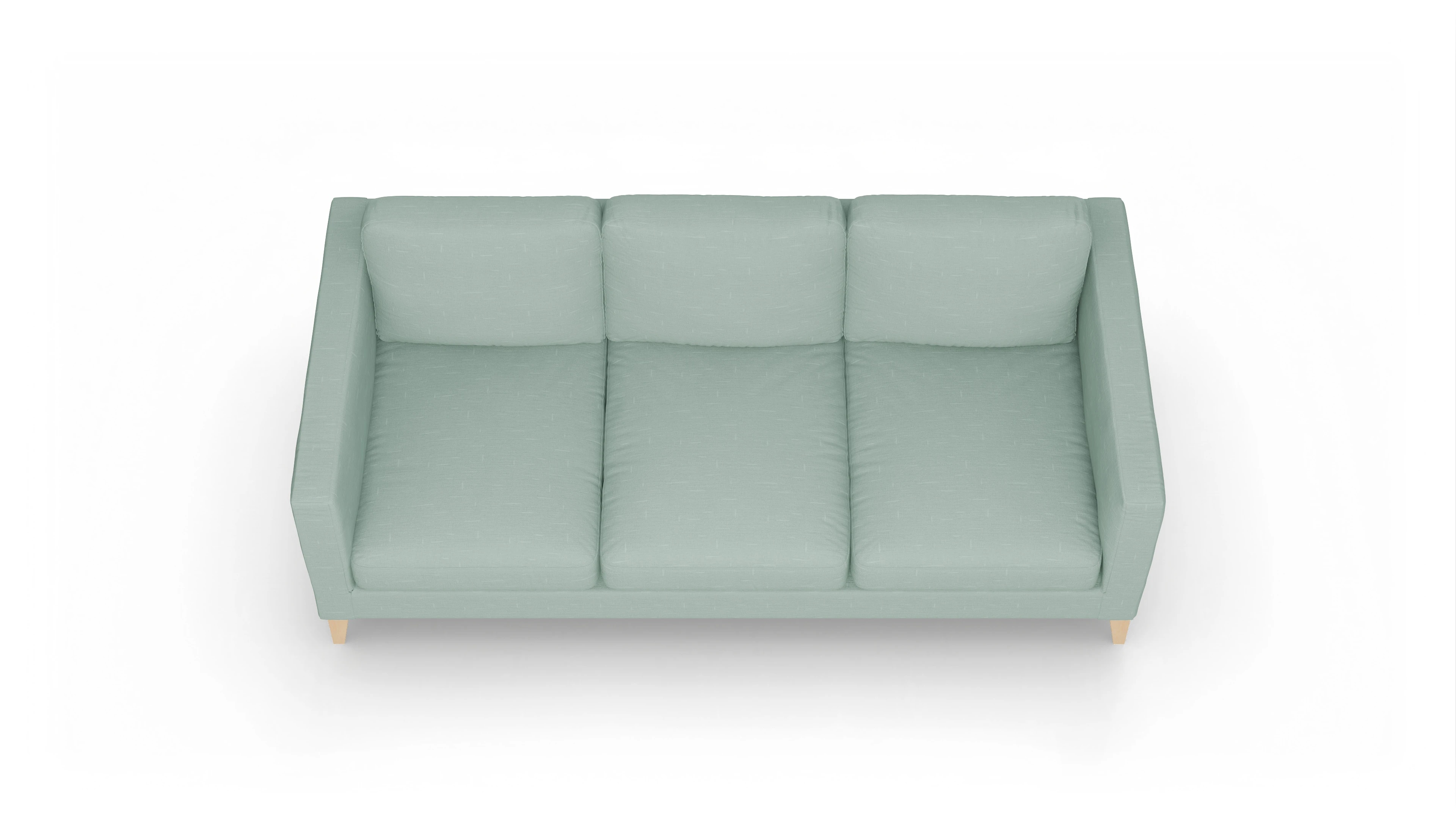 Montes Stoffsofa Ansicht des Produktes Montes 4-Sitzer in Stoff grün