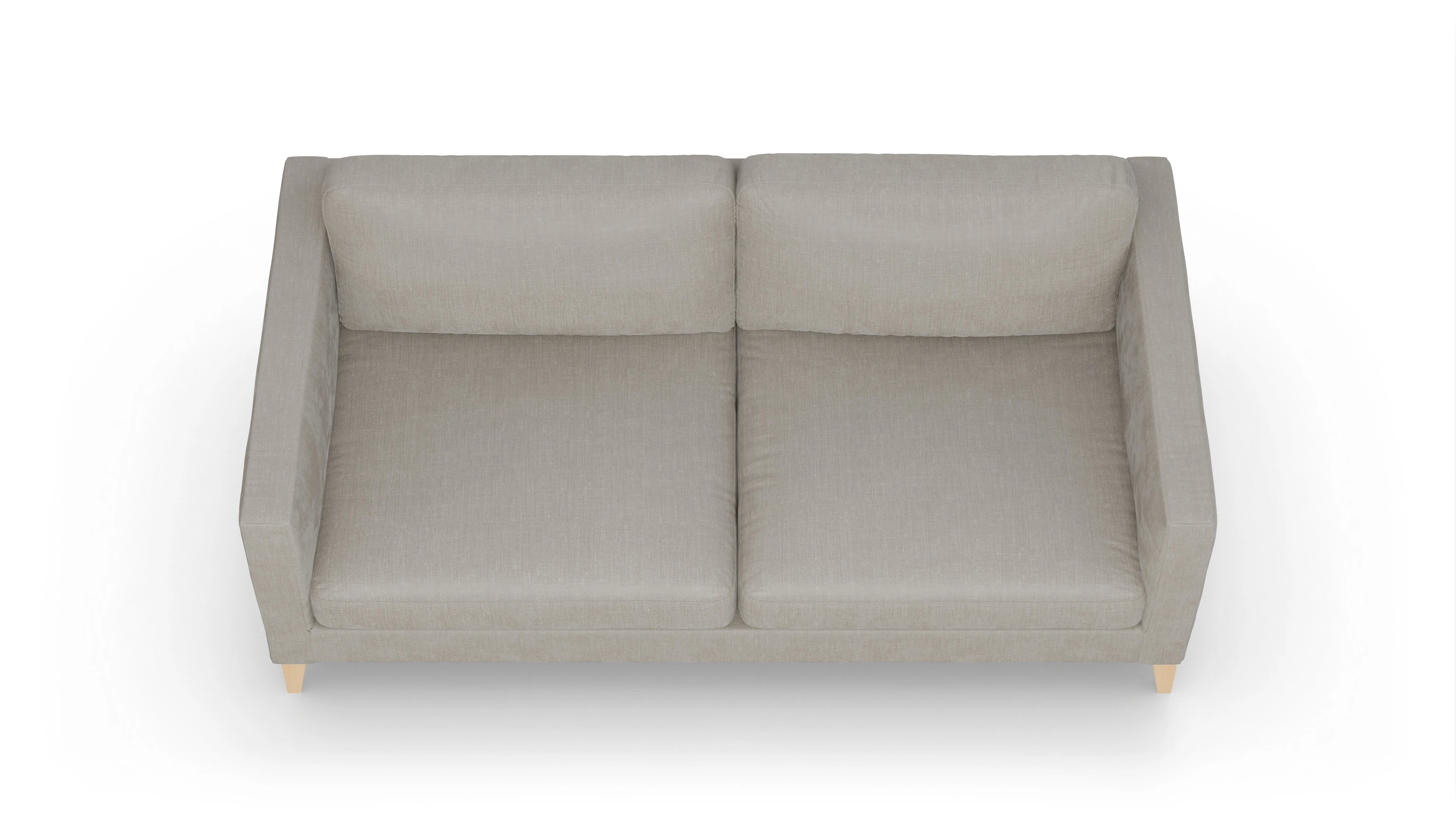 Montes Stoffsofa Ansicht des Produktes Montes 3,5-Sitzer in Stoff grau