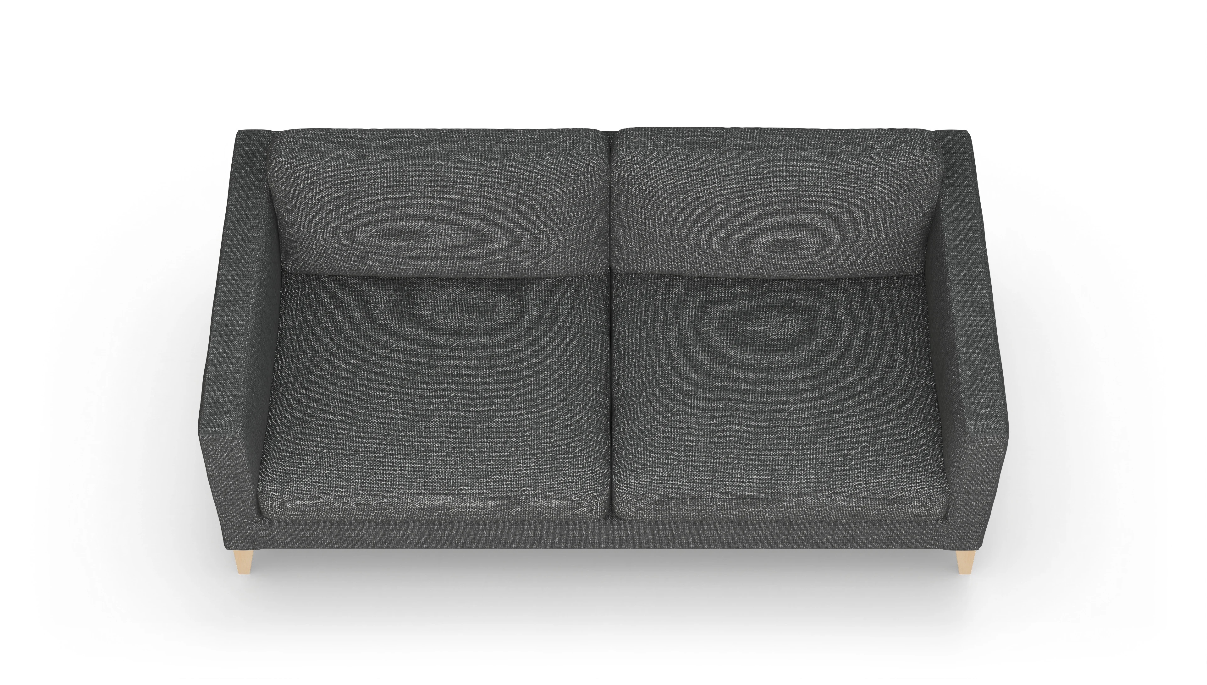 Montes Stoffsofa Ansicht des Produktes Montes 3,5-Sitzer in Stoff grau