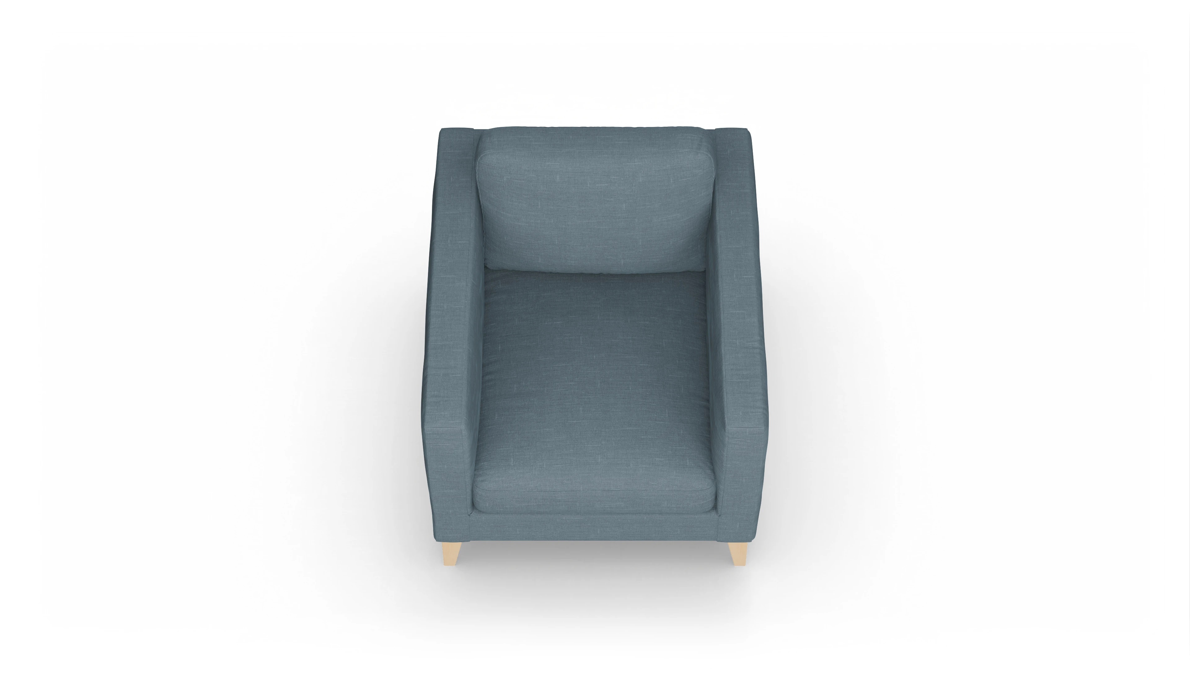 Ansicht des Produktes Montes Sessel in Stoff blau