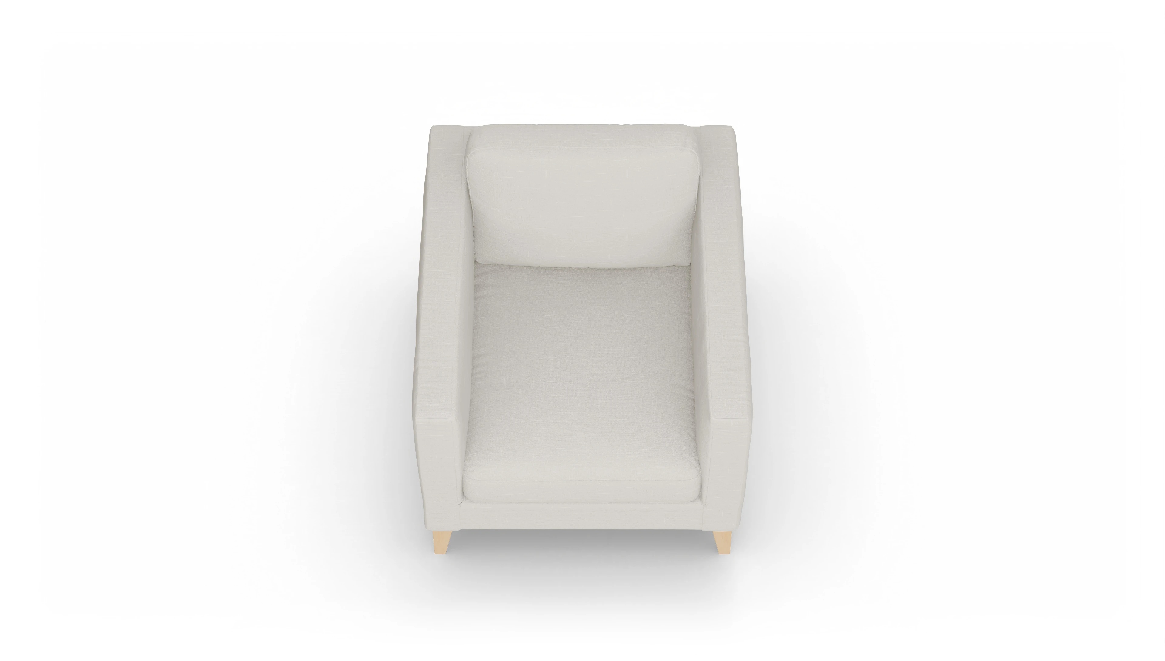 Ansicht des Produktes Montes Sessel in Stoff weiß