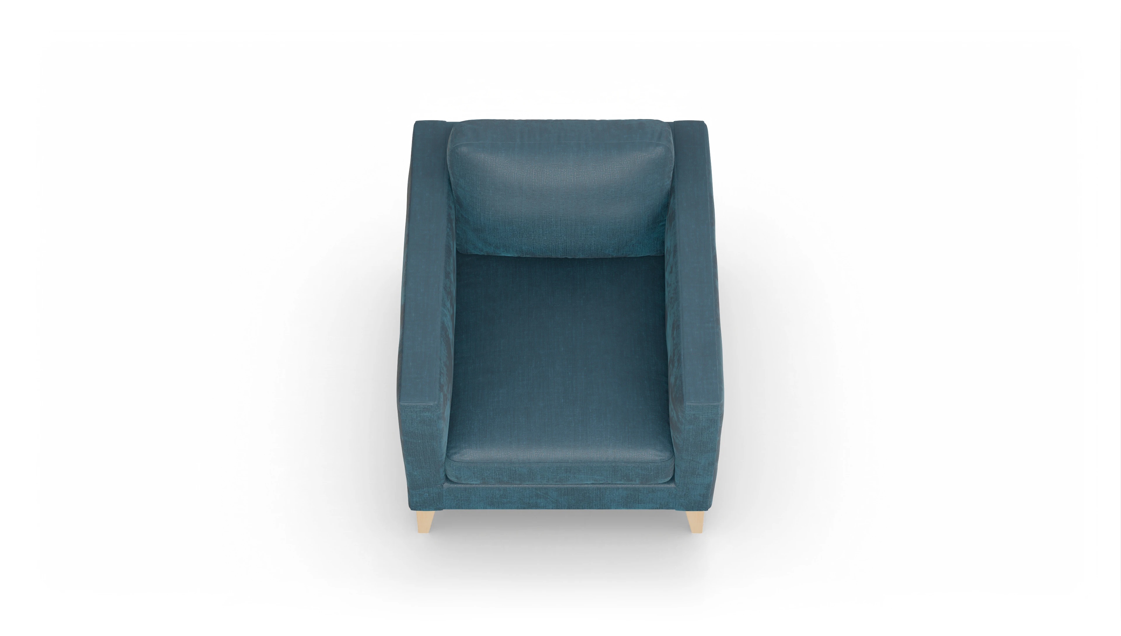 Ansicht des Produktes Montes Sessel in Stoff blau