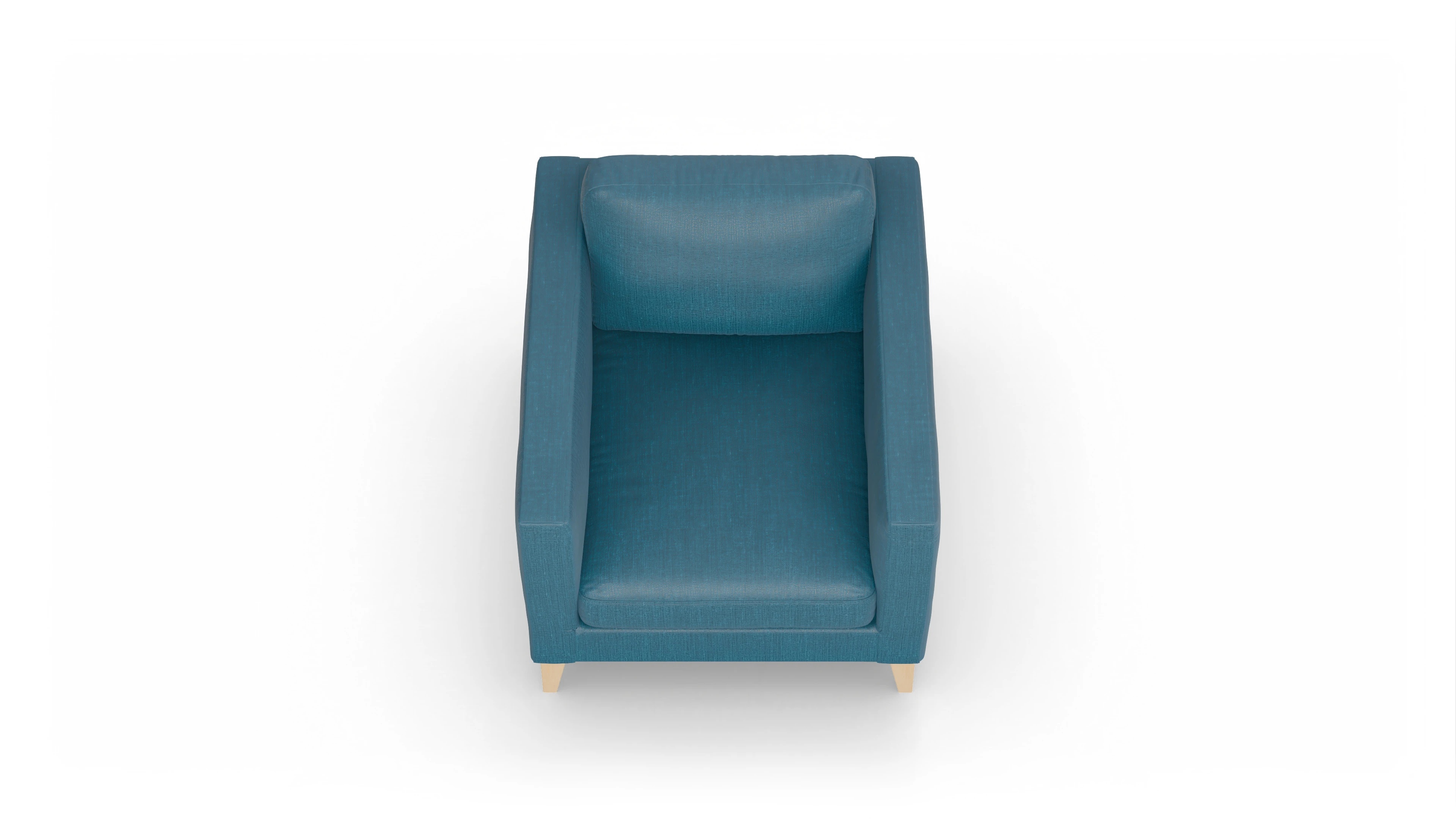 Ansicht des Produktes Montes Sessel in Stoff blau