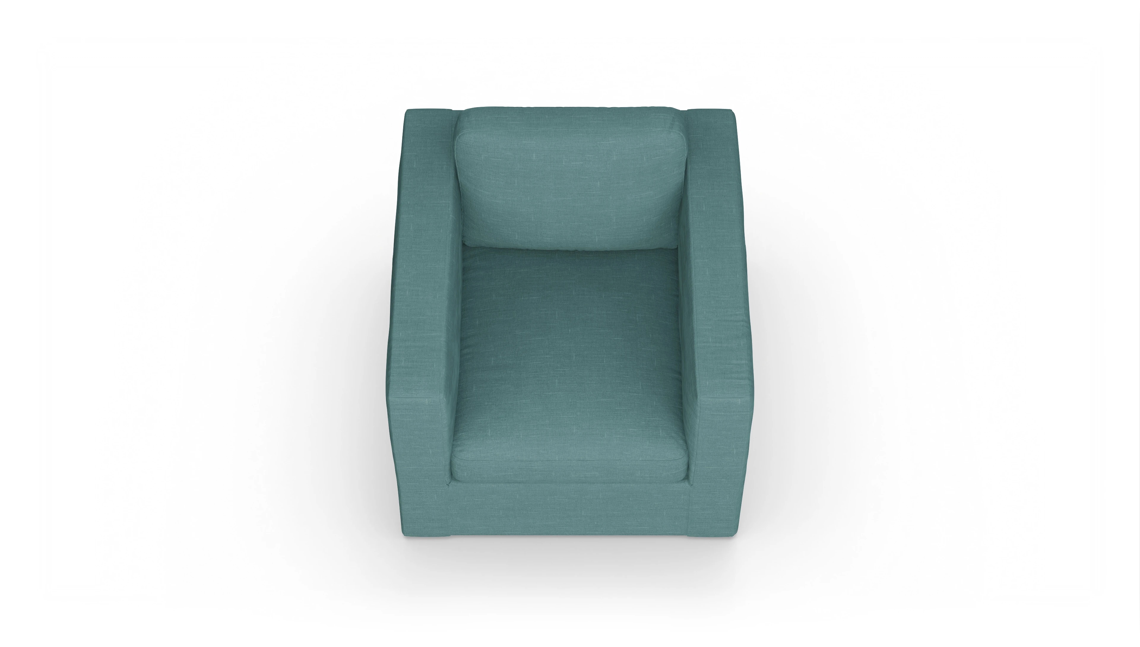 Ansicht des Produktes Santiago Sessel in Stoff grün