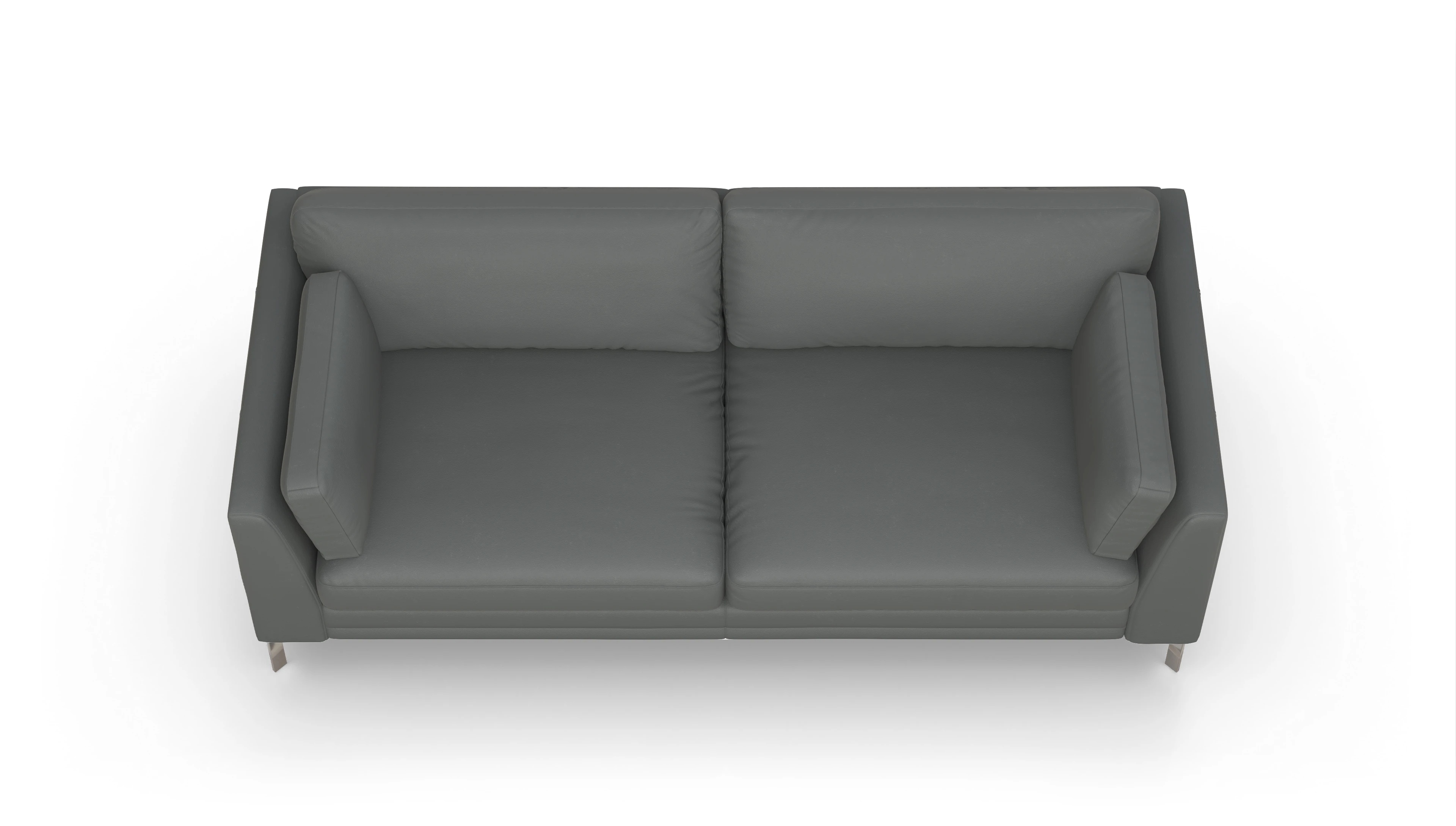 Ansicht des Produktes Lexington 3-Sitzer in Leder grau