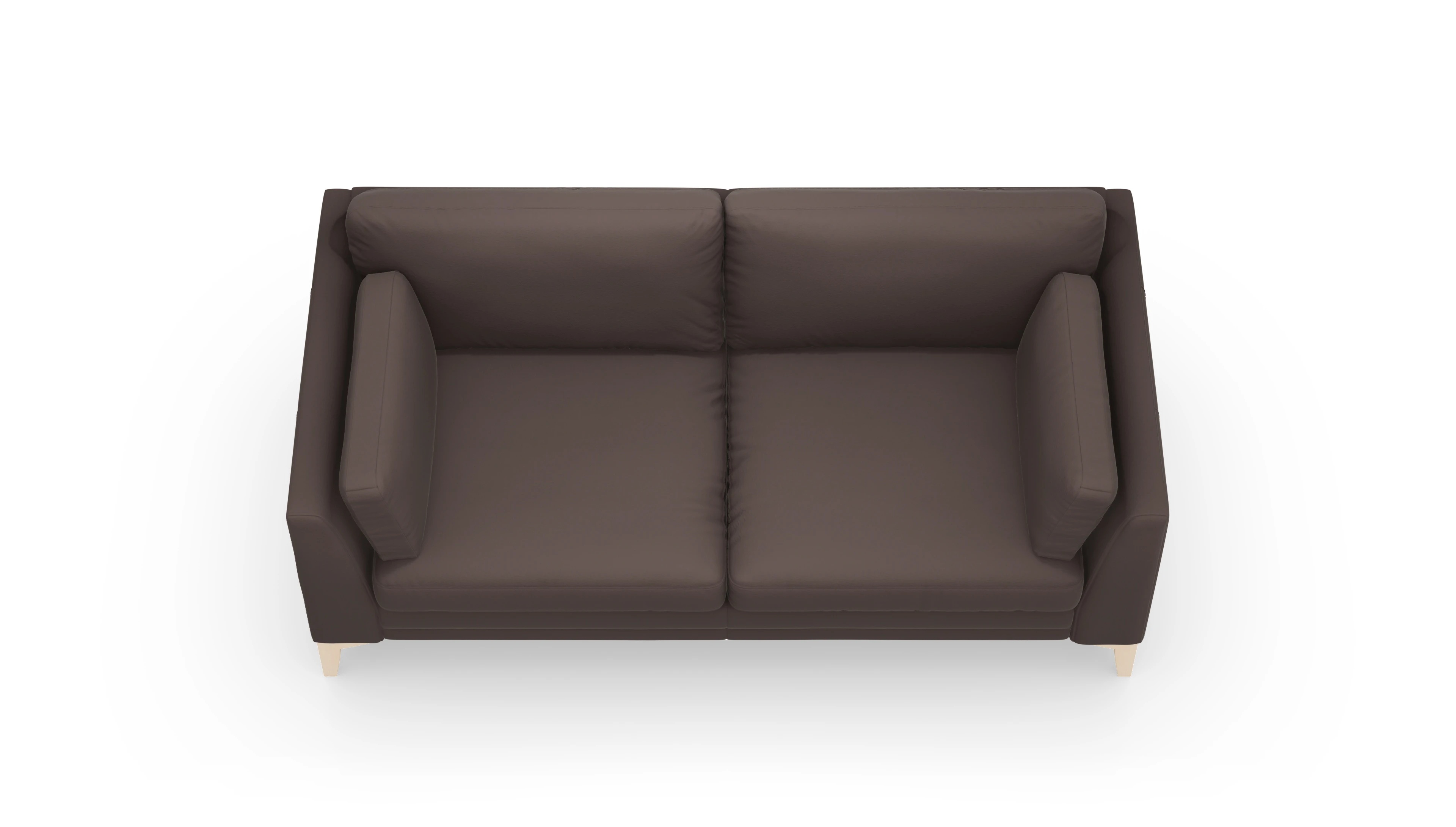 Ansicht des Produktes Village 2,5-Sitzer in Leder braun