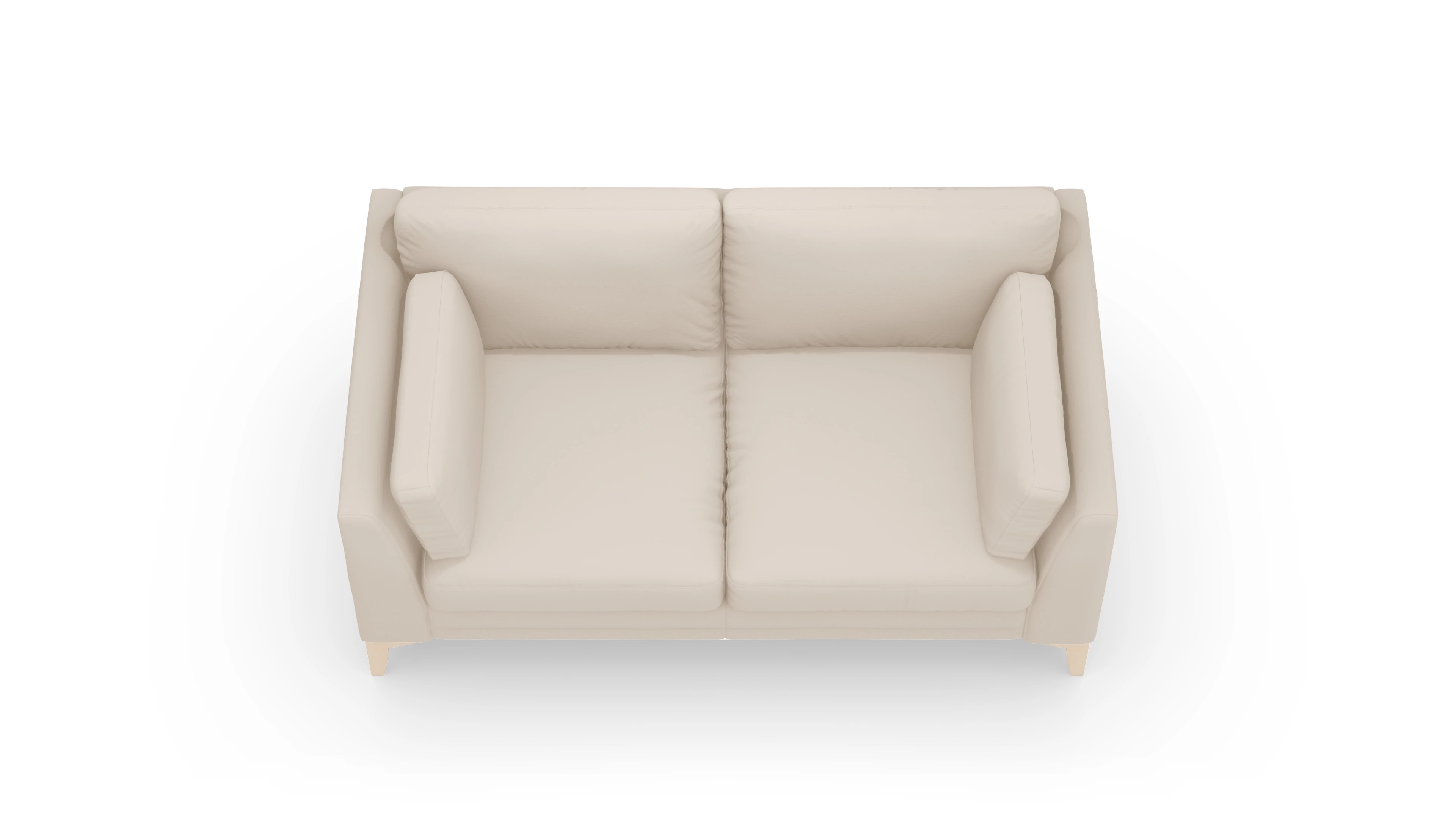 Ansicht des Produktes Village 2-Sitzer in Leder beige