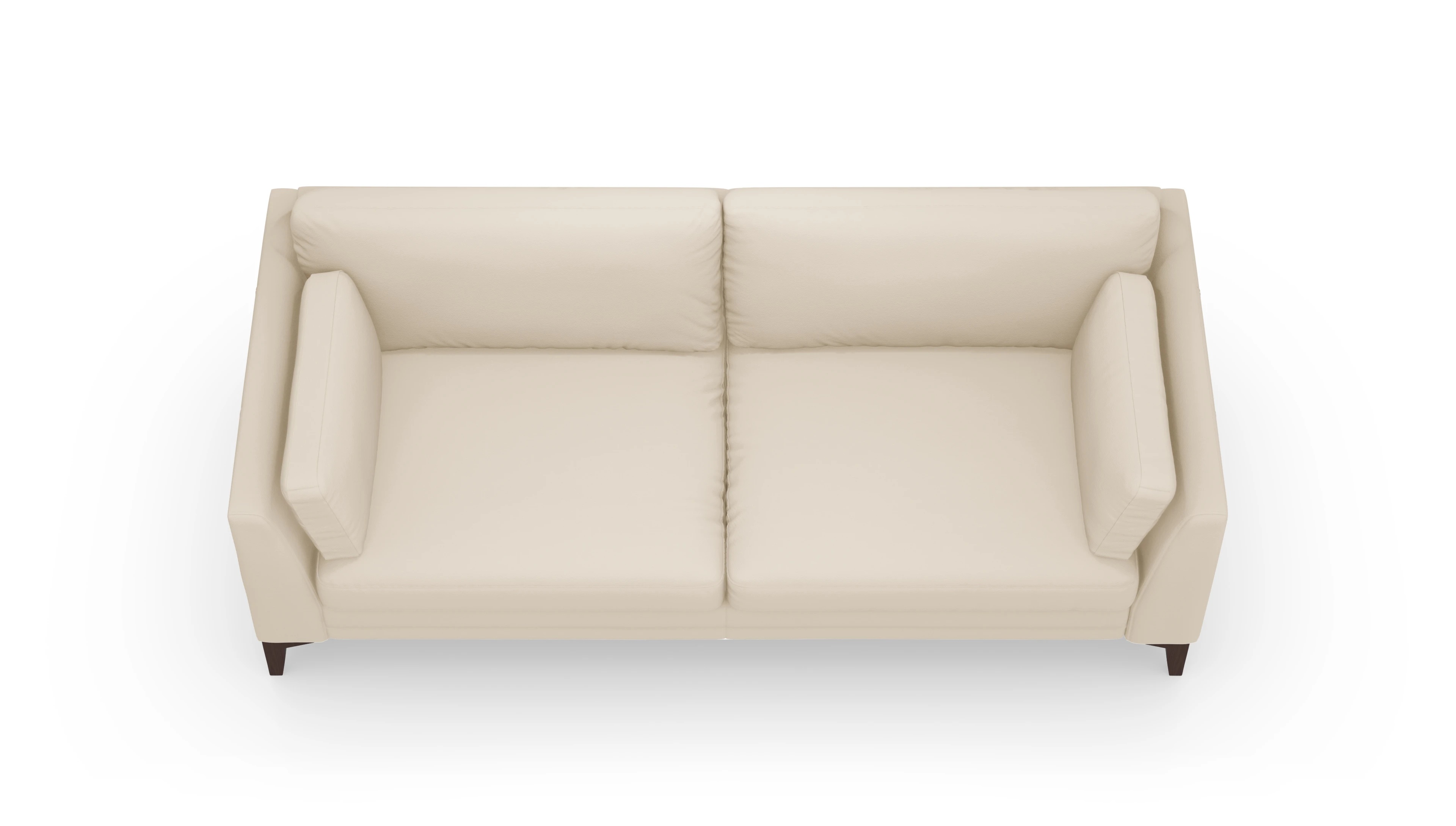 Village Ledersofa Ansicht des Produktes Village 3-Sitzer in Leder beige