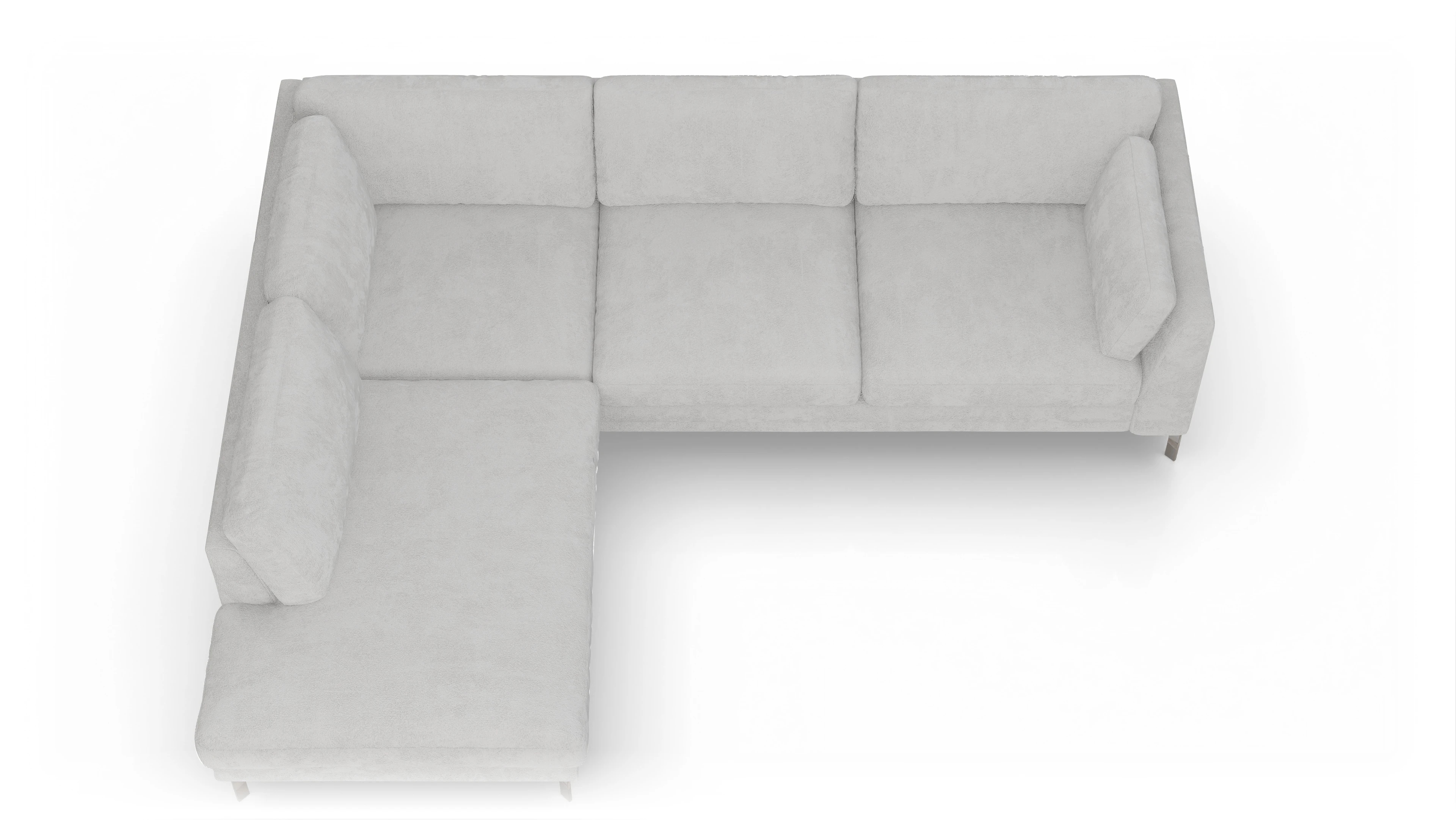 Ansicht des Produktes Lexington Sofa mit Rec links in Stoff weiß