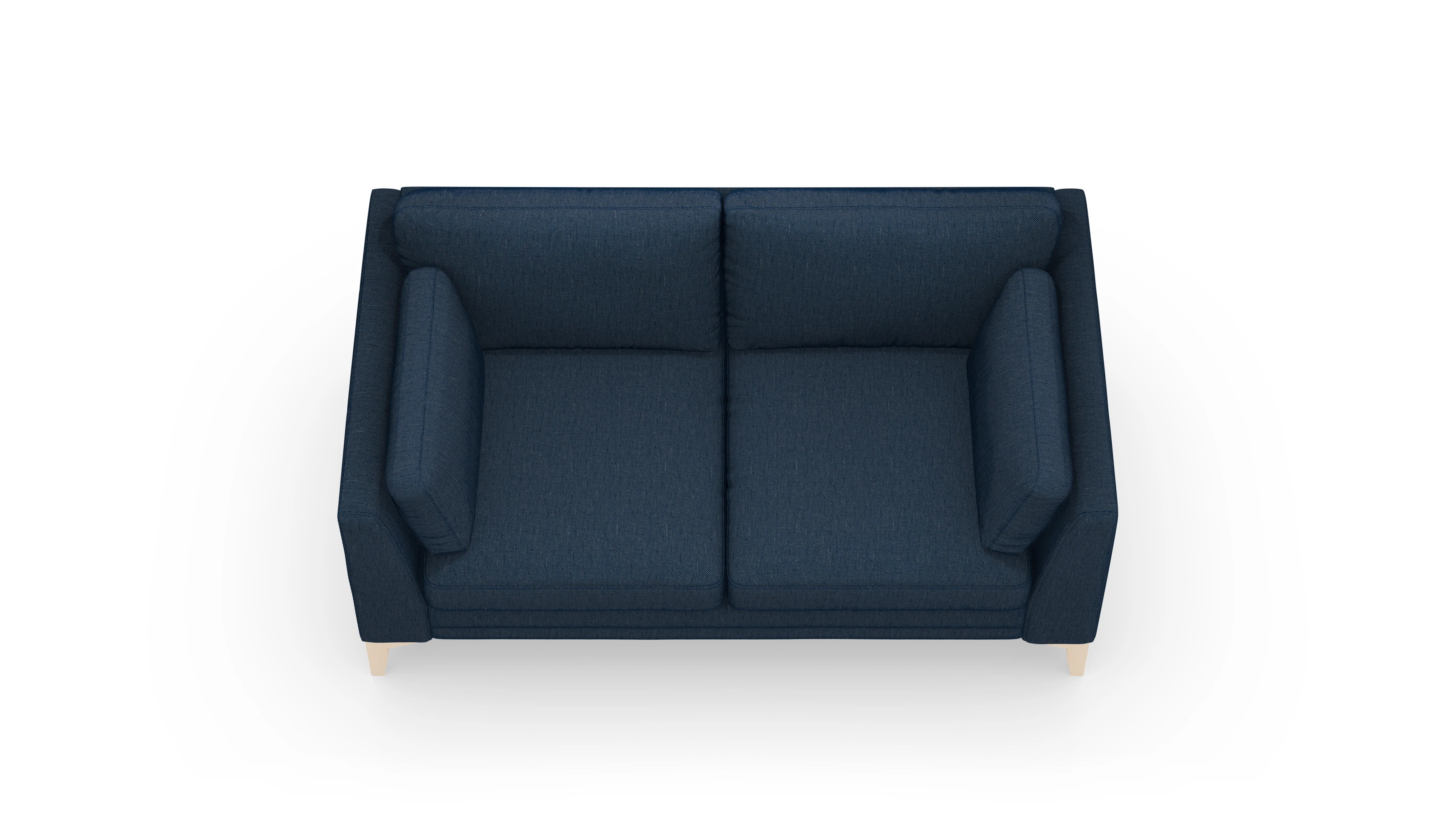 Ansicht des Produktes Village 2-Sitzer in Stoff blau