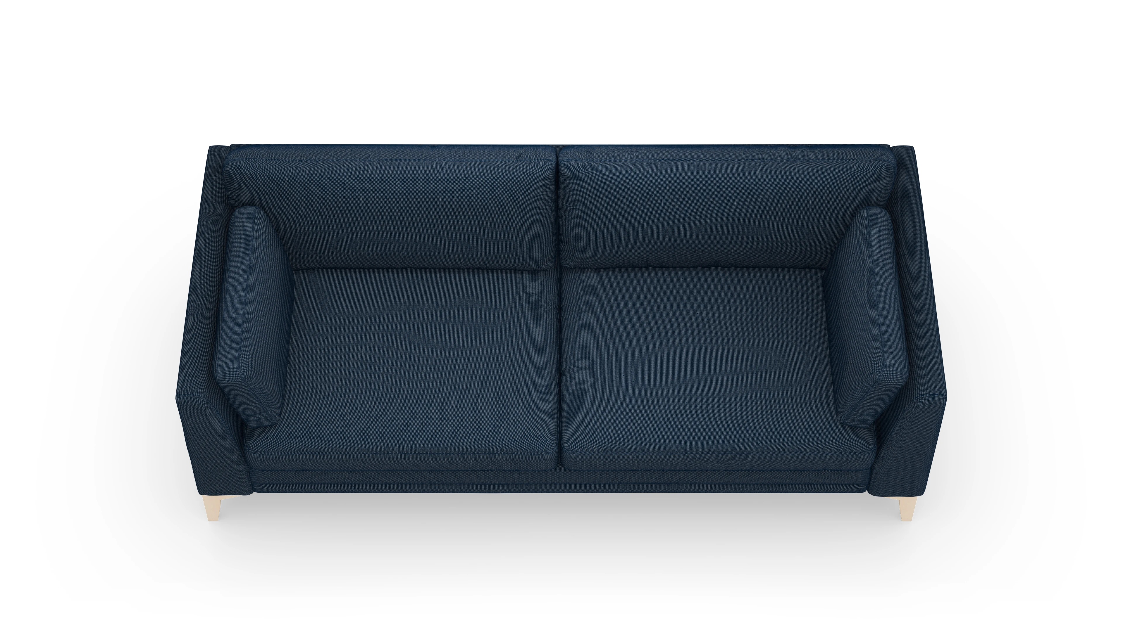 Ansicht des Produktes Village 3-Sitzer in Stoff blau