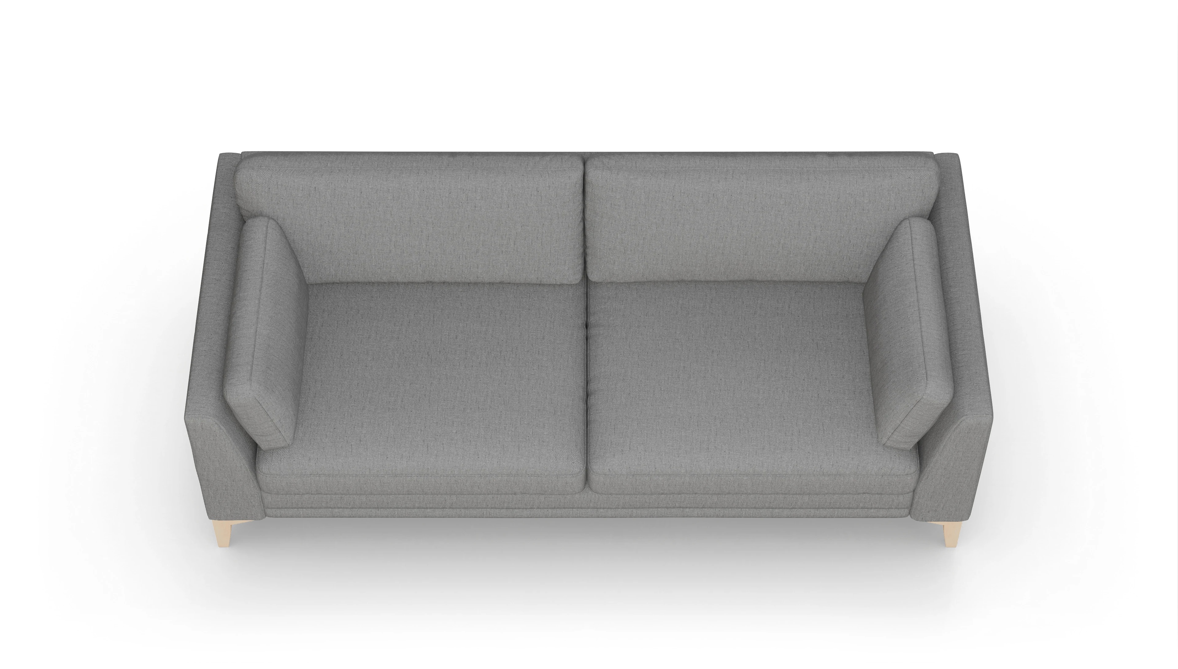 Ansicht des Produktes Village 3-Sitzer in Stoff grau