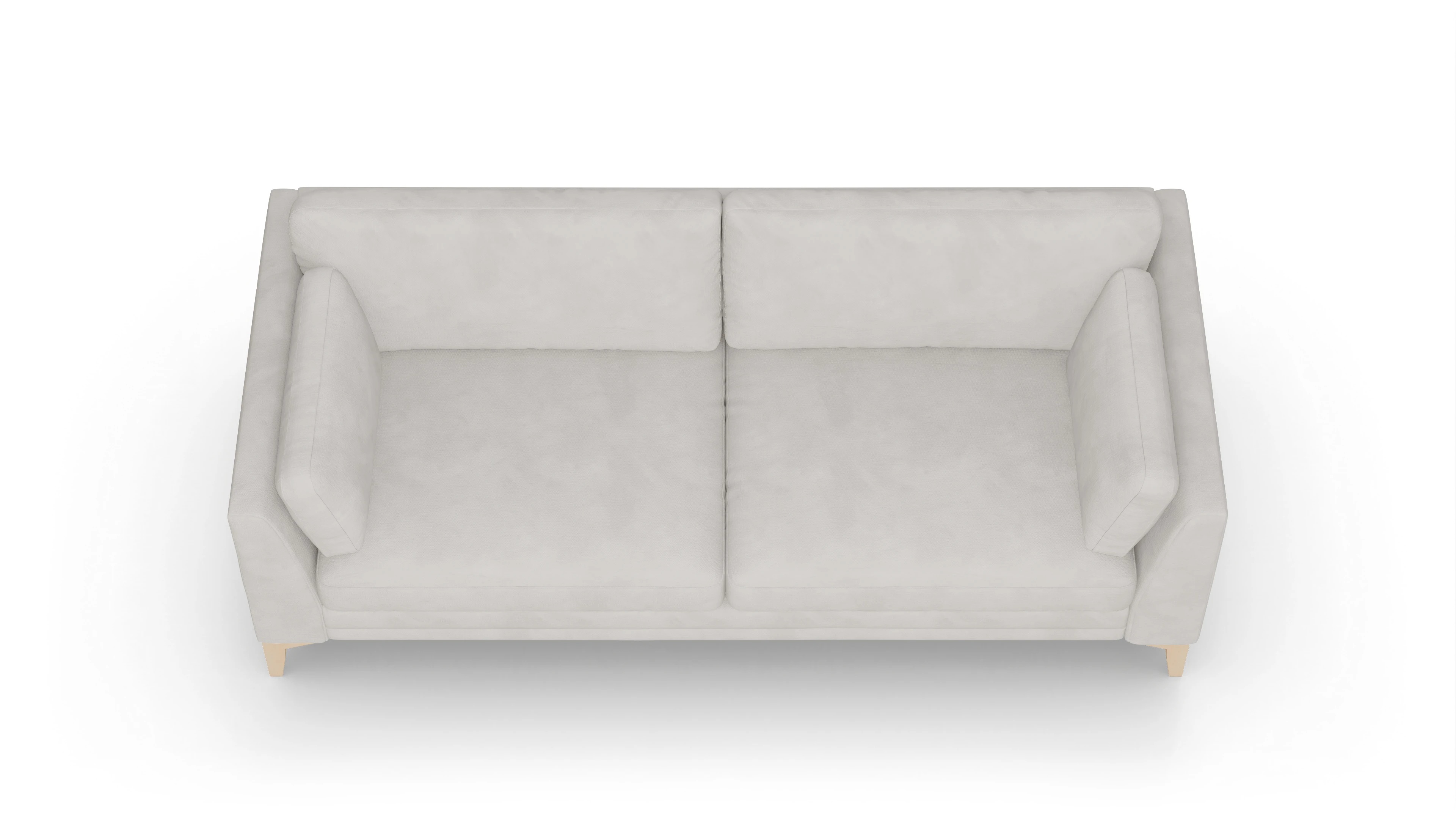 Ansicht des Produktes Village 3-Sitzer in Samt weiß