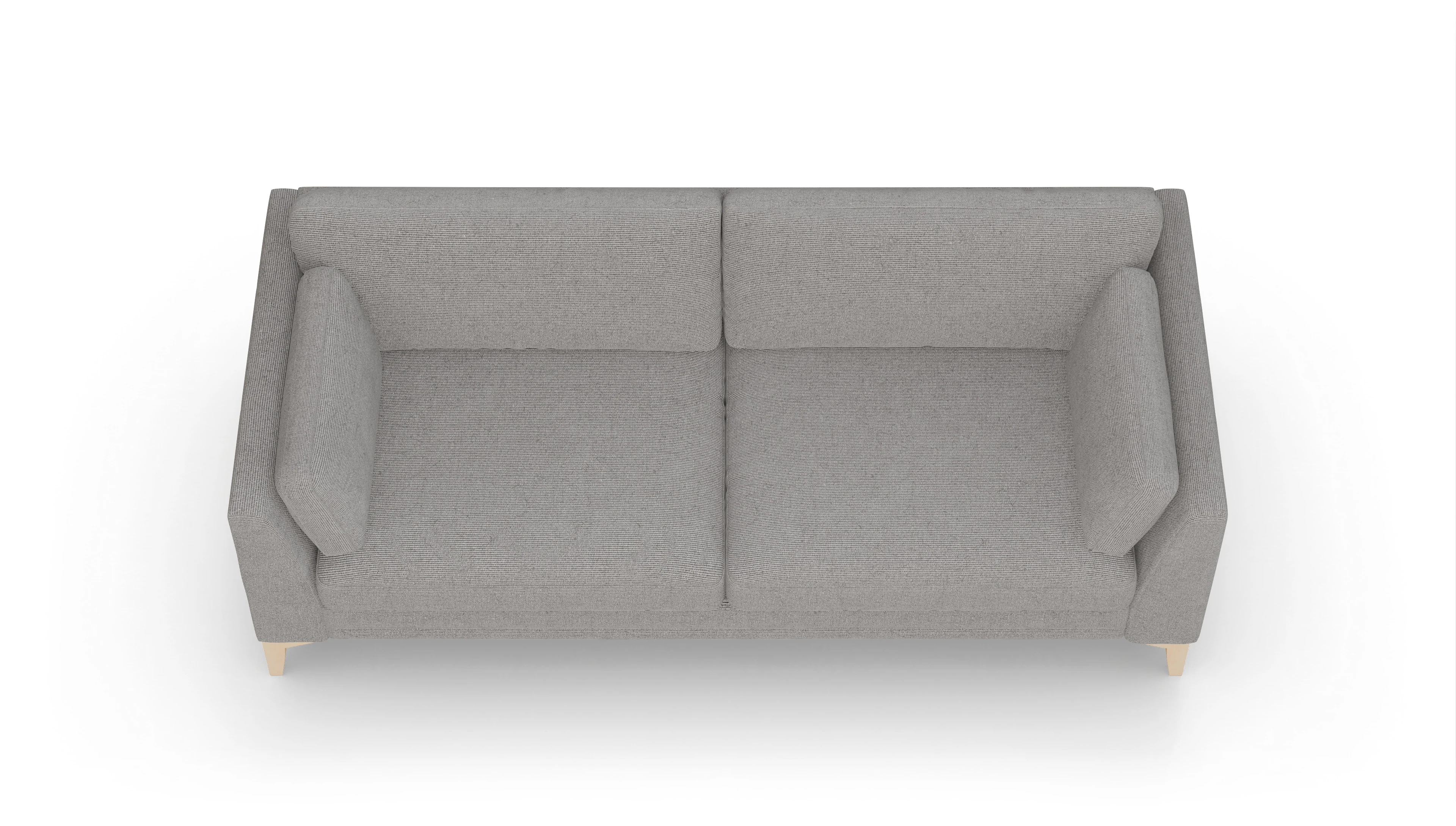 Ansicht des Produktes Village 3-Sitzer in Stoff grau