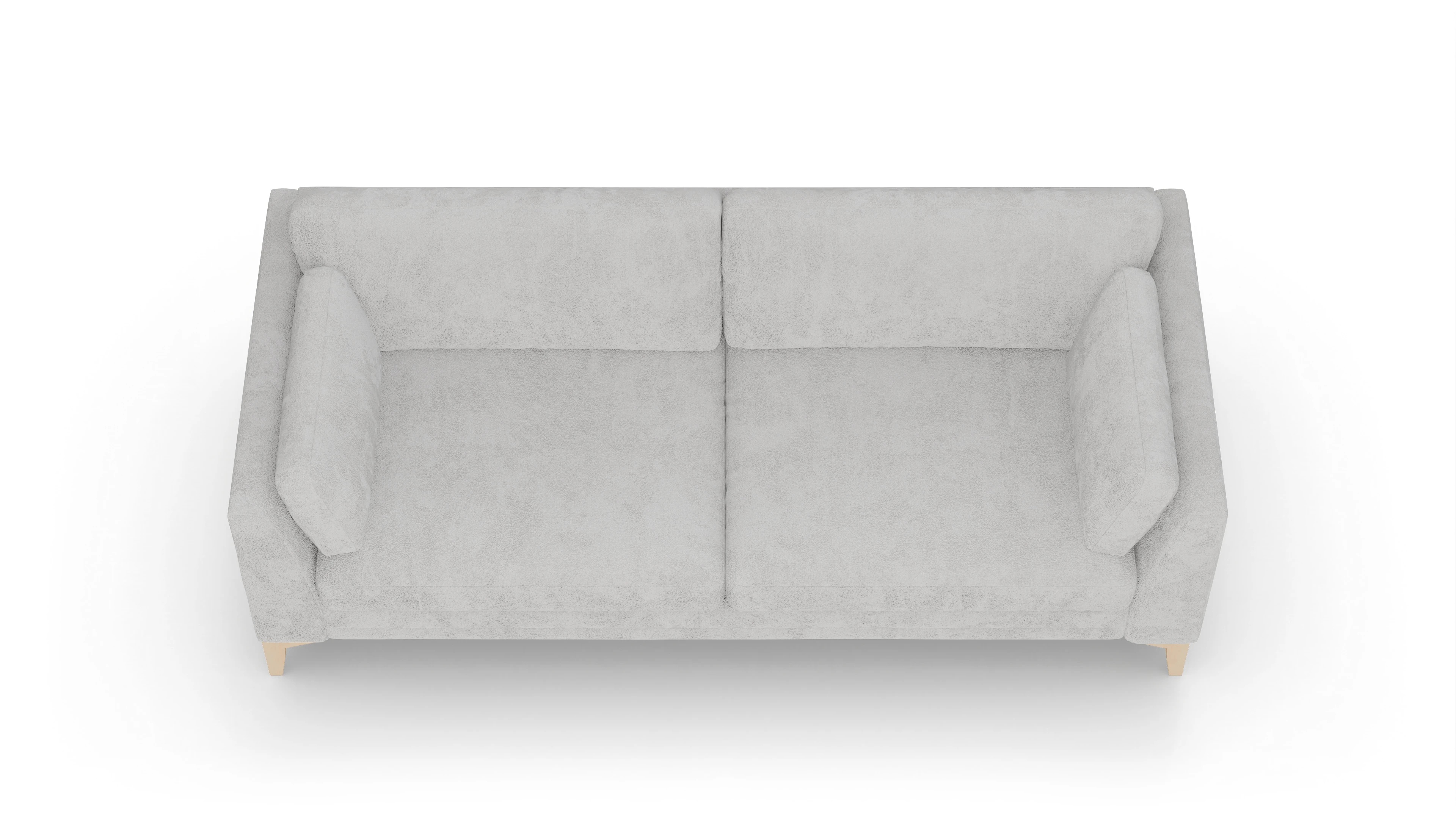 Ansicht des Produktes Village 3-Sitzer in Stoff weiß