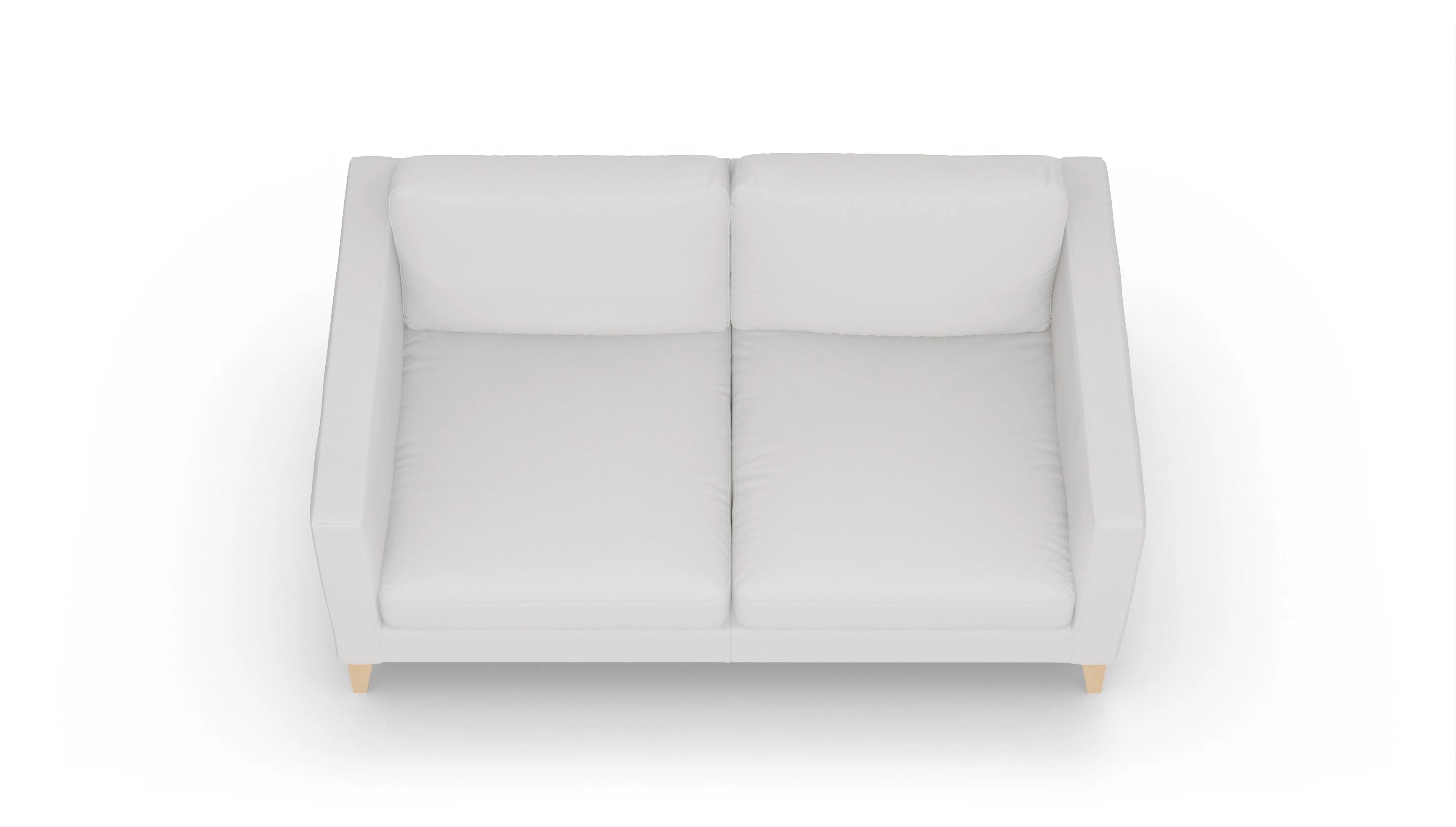 Ansicht des Produktes Montes 2,5-Sitzer in Leder weiß