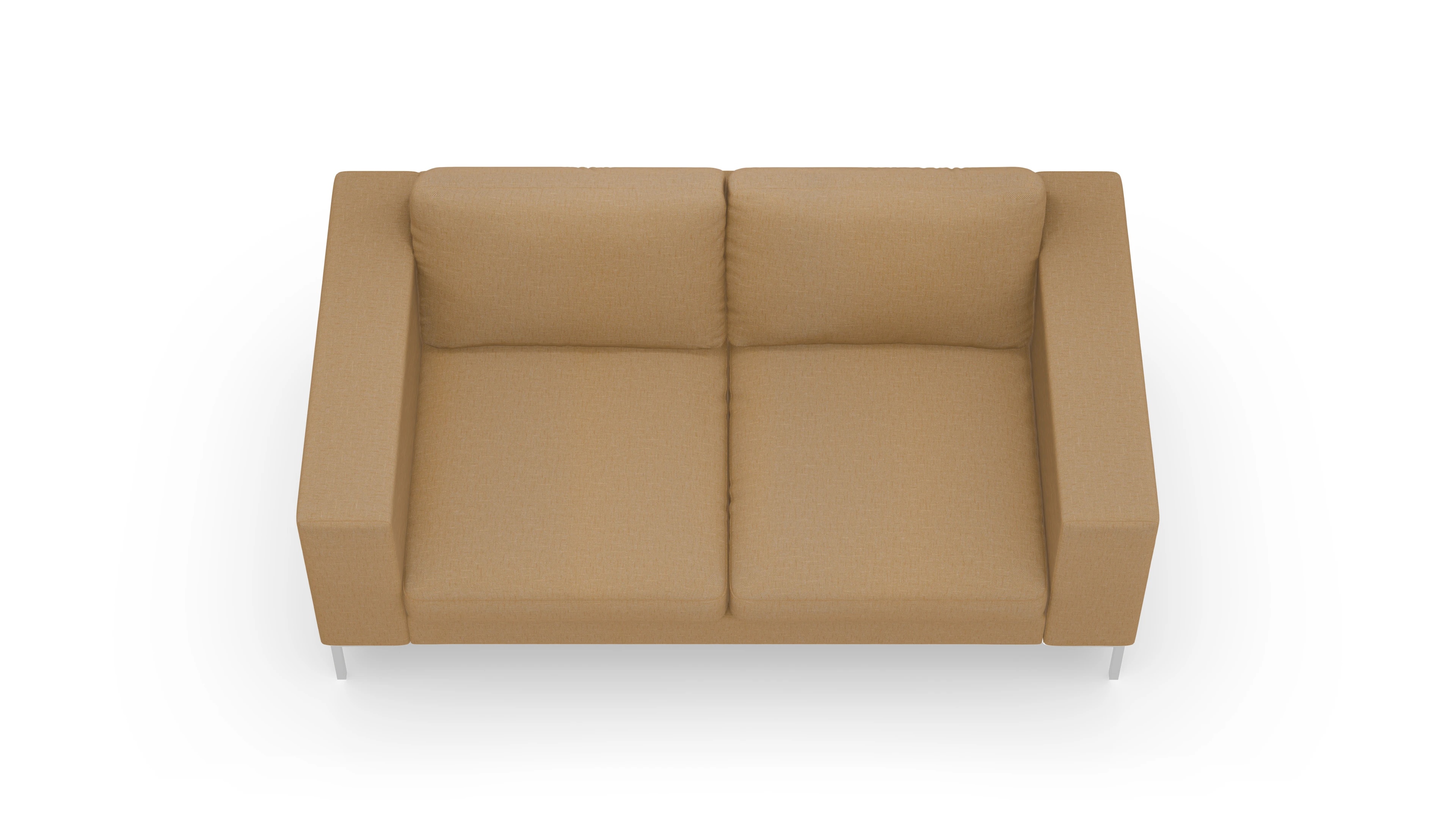 Designer-Couch Paludan Ansicht des Produktes Paludan 2-Sitzer in Stoff braun