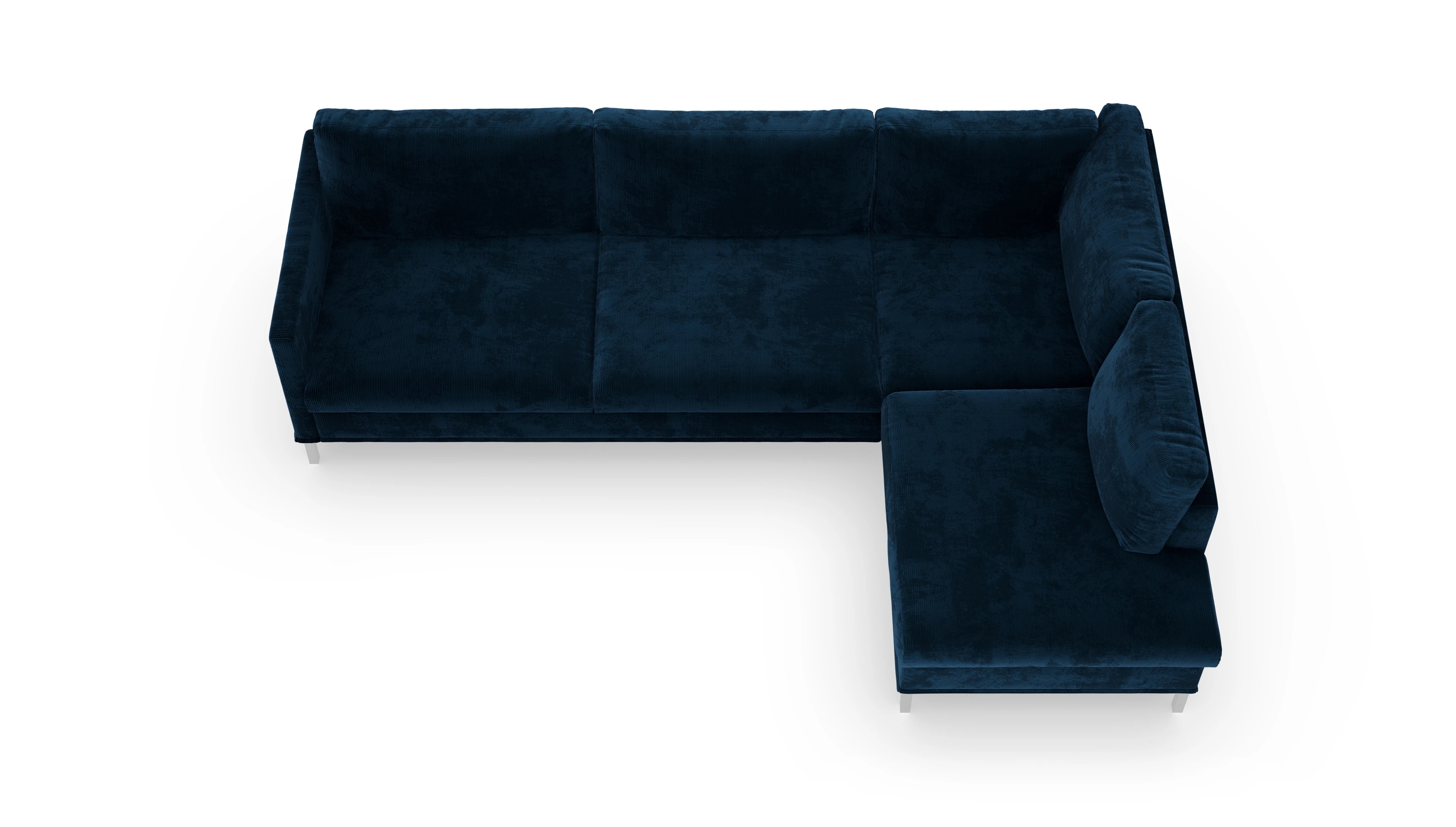 Design Hussensofa Jacobsen Cord blau
