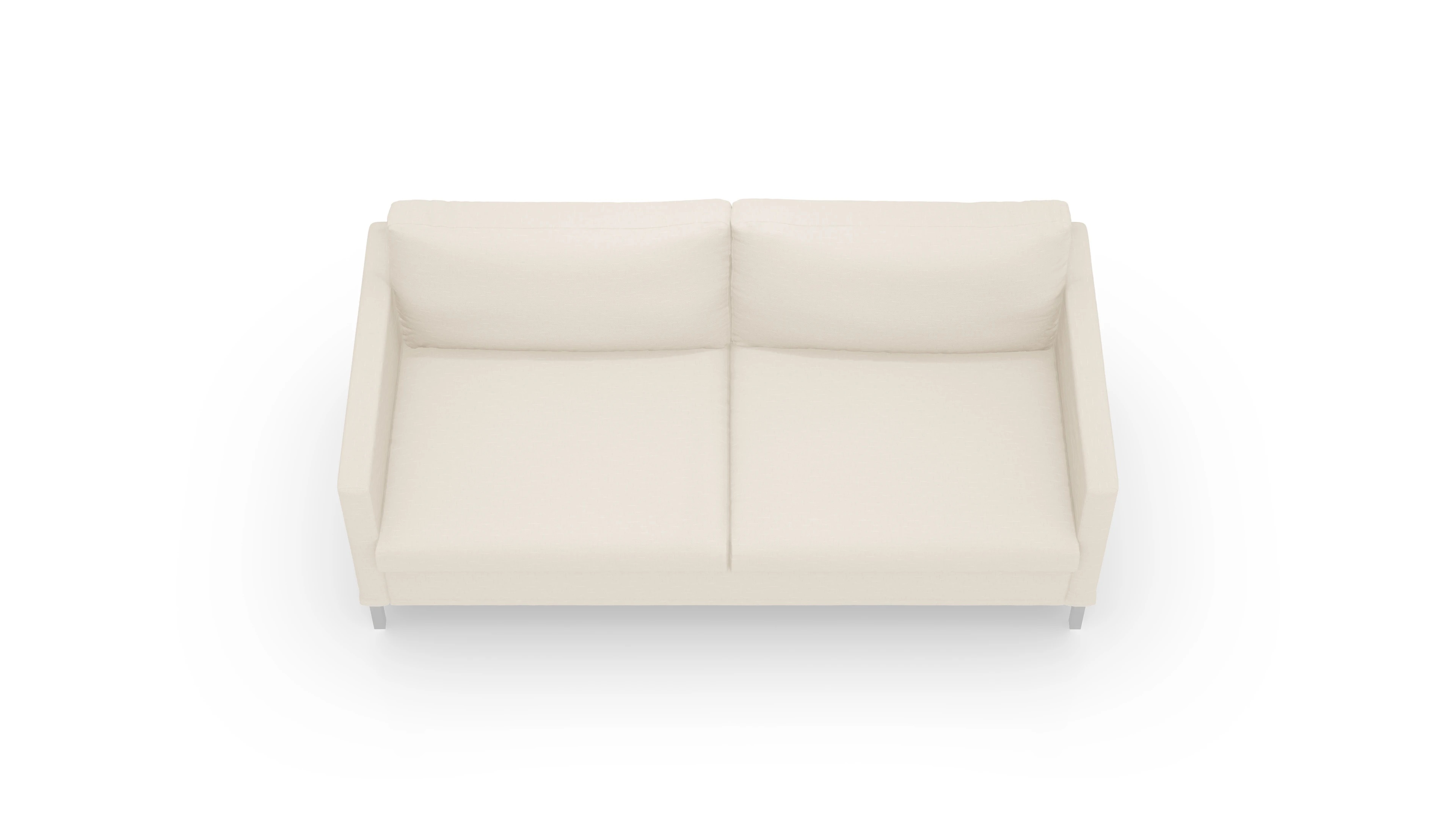Jacobsen Hussen-Sofa Ansicht des Produktes Jacobsen 2,5-Sitzer in Stoff weiß