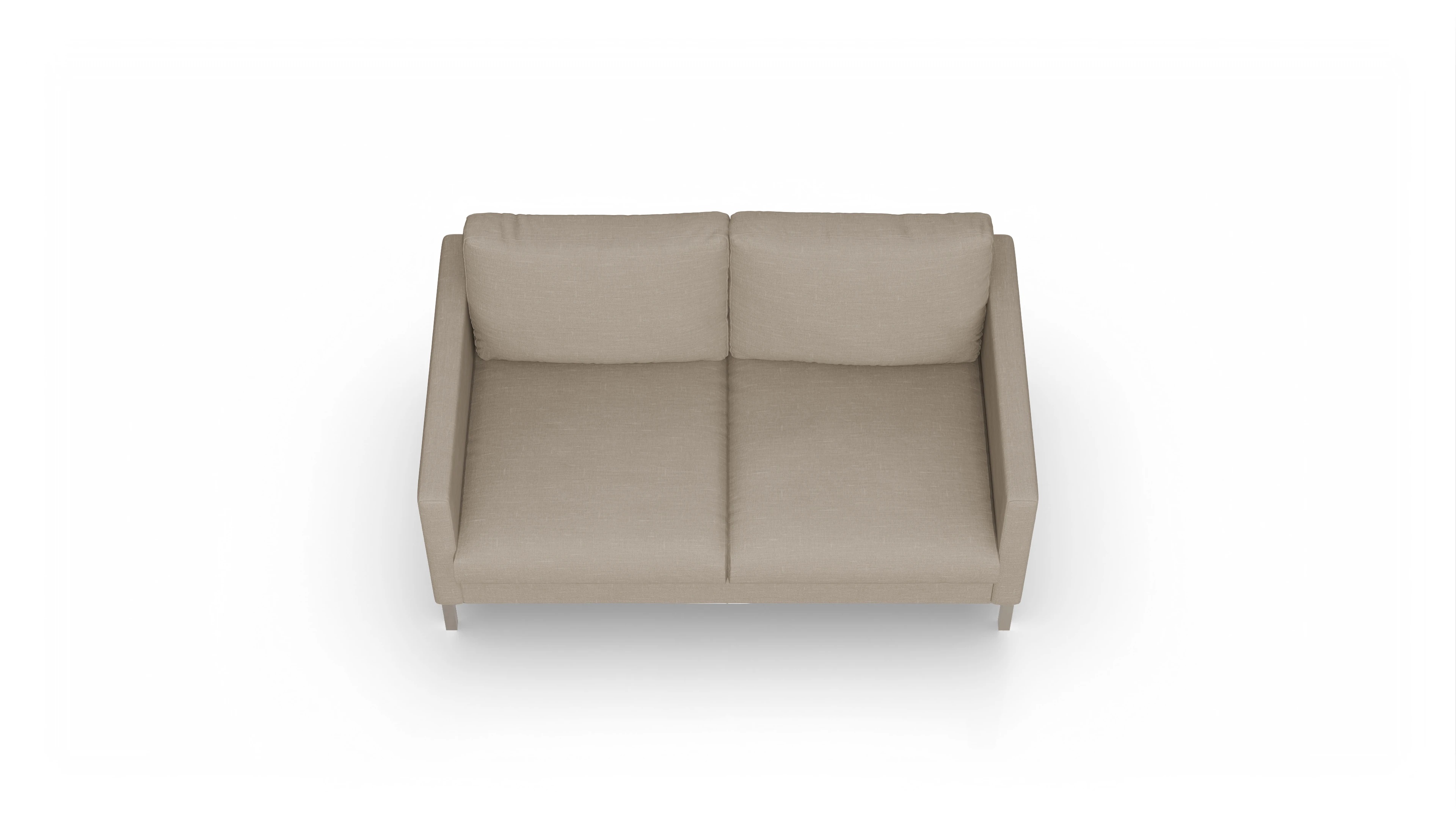 Ansicht des Produktes Jacobsen 2-Sitzer in Stoff beige