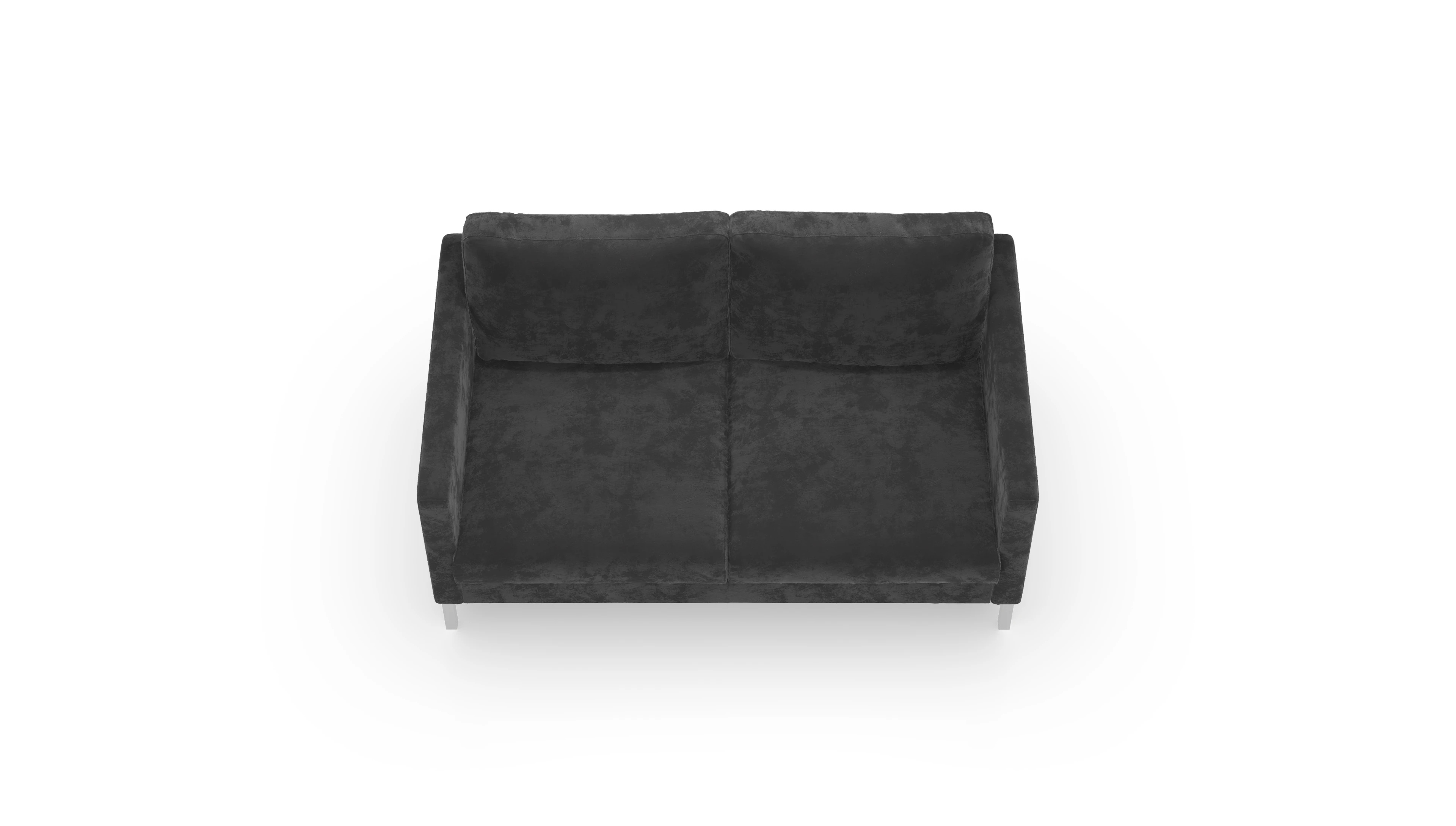 Jacobsen Stoffsofa Ansicht des Produktes Jacobsen 2-Sitzer in Samt schwarz