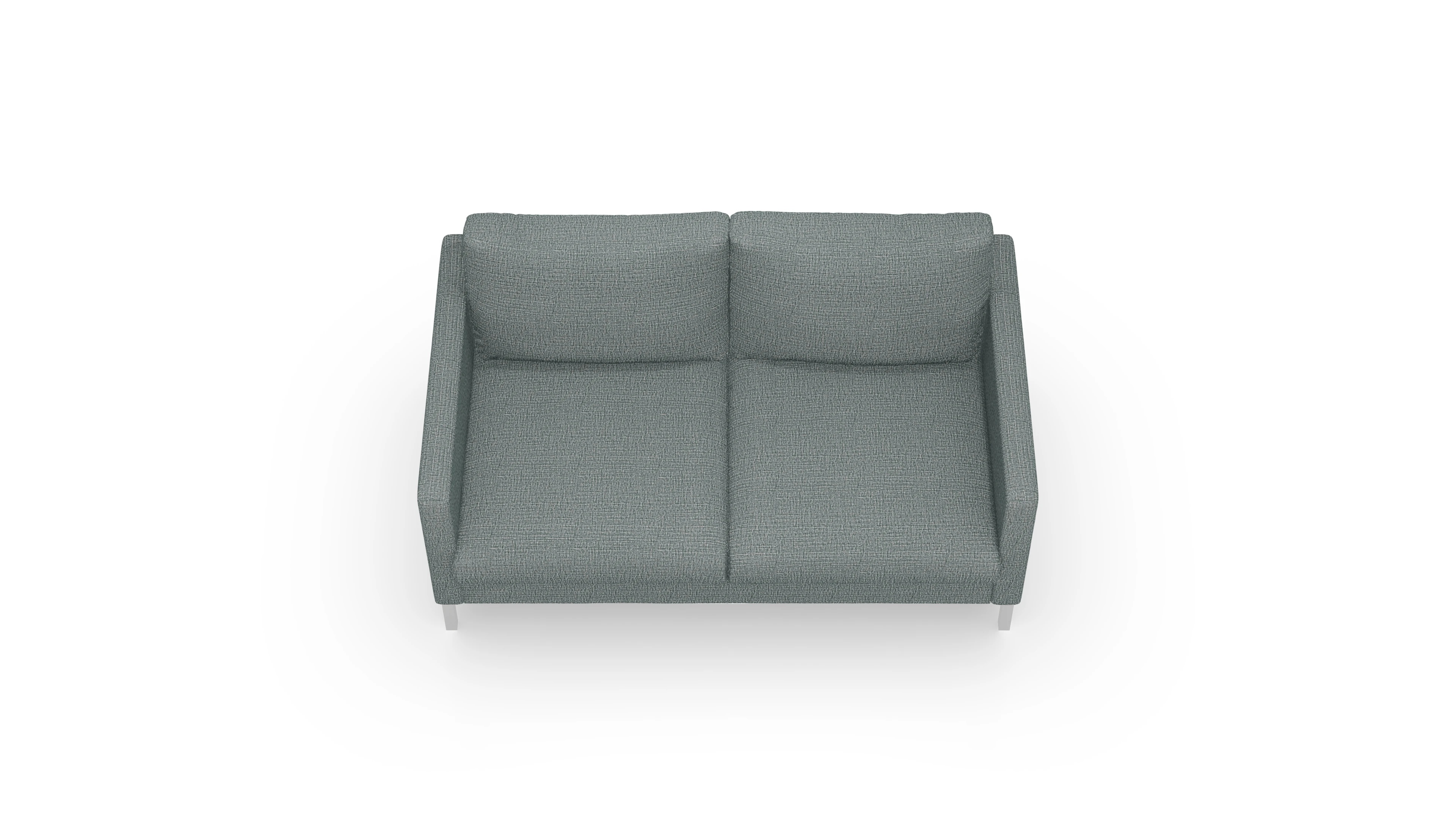 Ansicht des Produktes Jacobsen 2-Sitzer in Stoff blau
