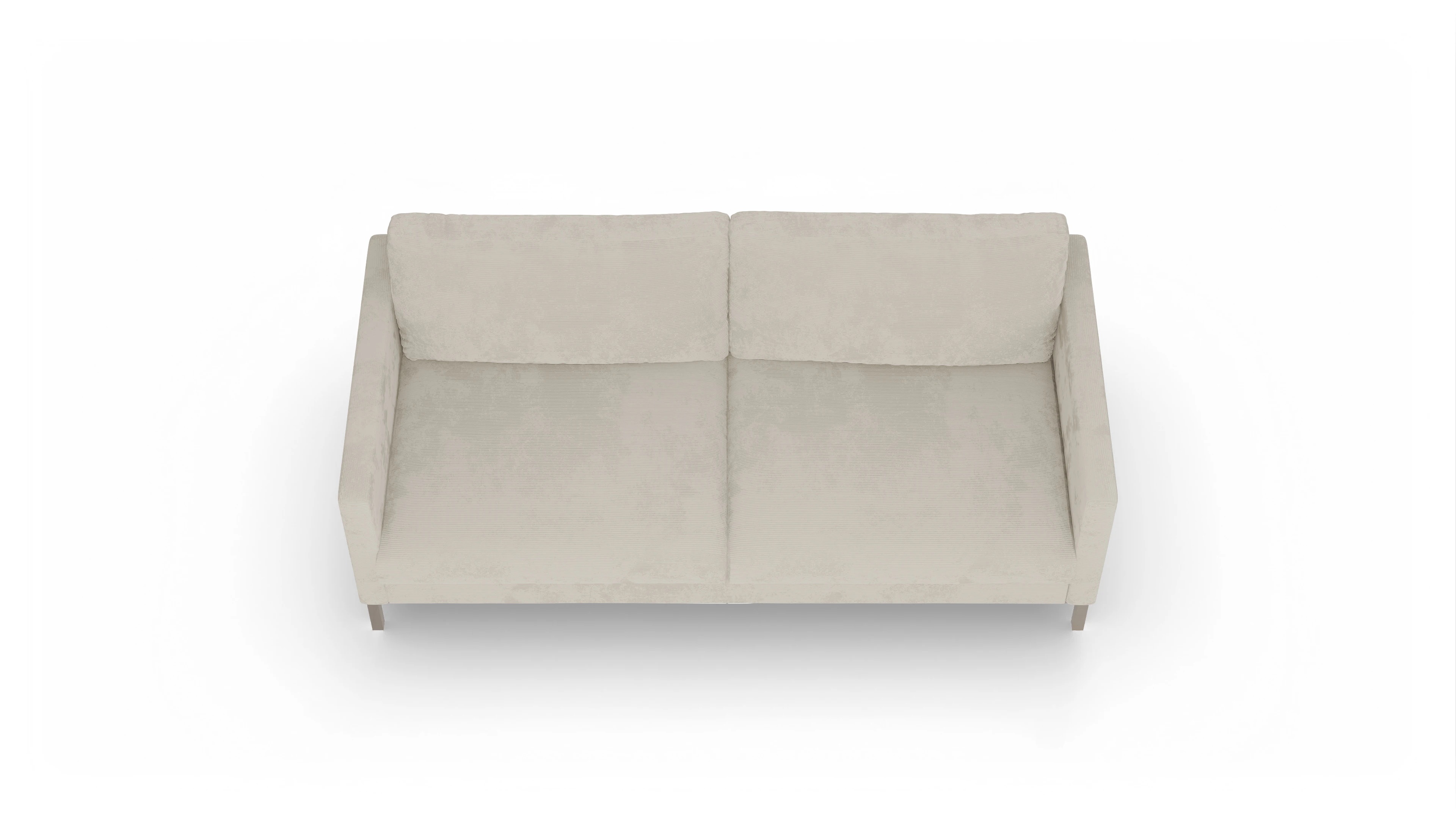 Ansicht des Produktes Jacobsen 2,5-Sitzer in Cord weiß